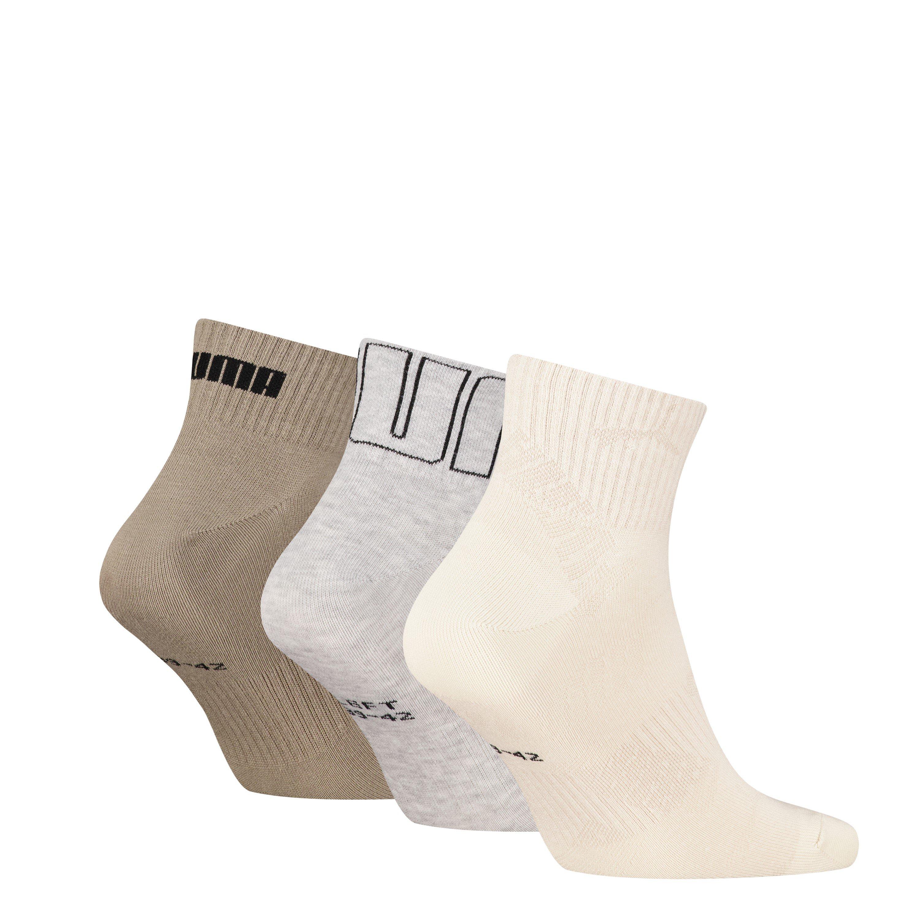 Sand Combo - Puma - Adults Mesh Quarter Sock - 2