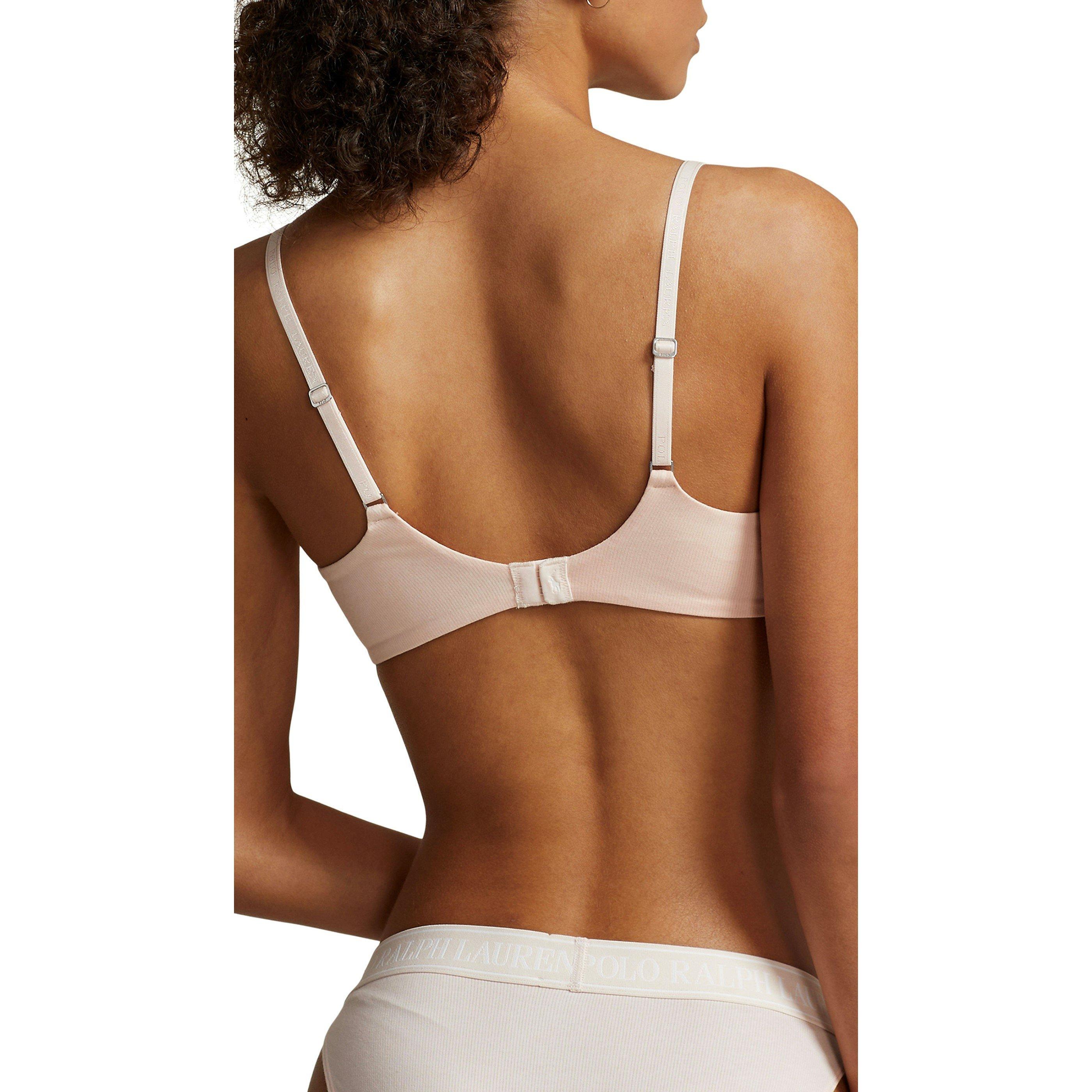 Rose - Polo Ralph Lauren - Women's Essential Plunge Bra - 7