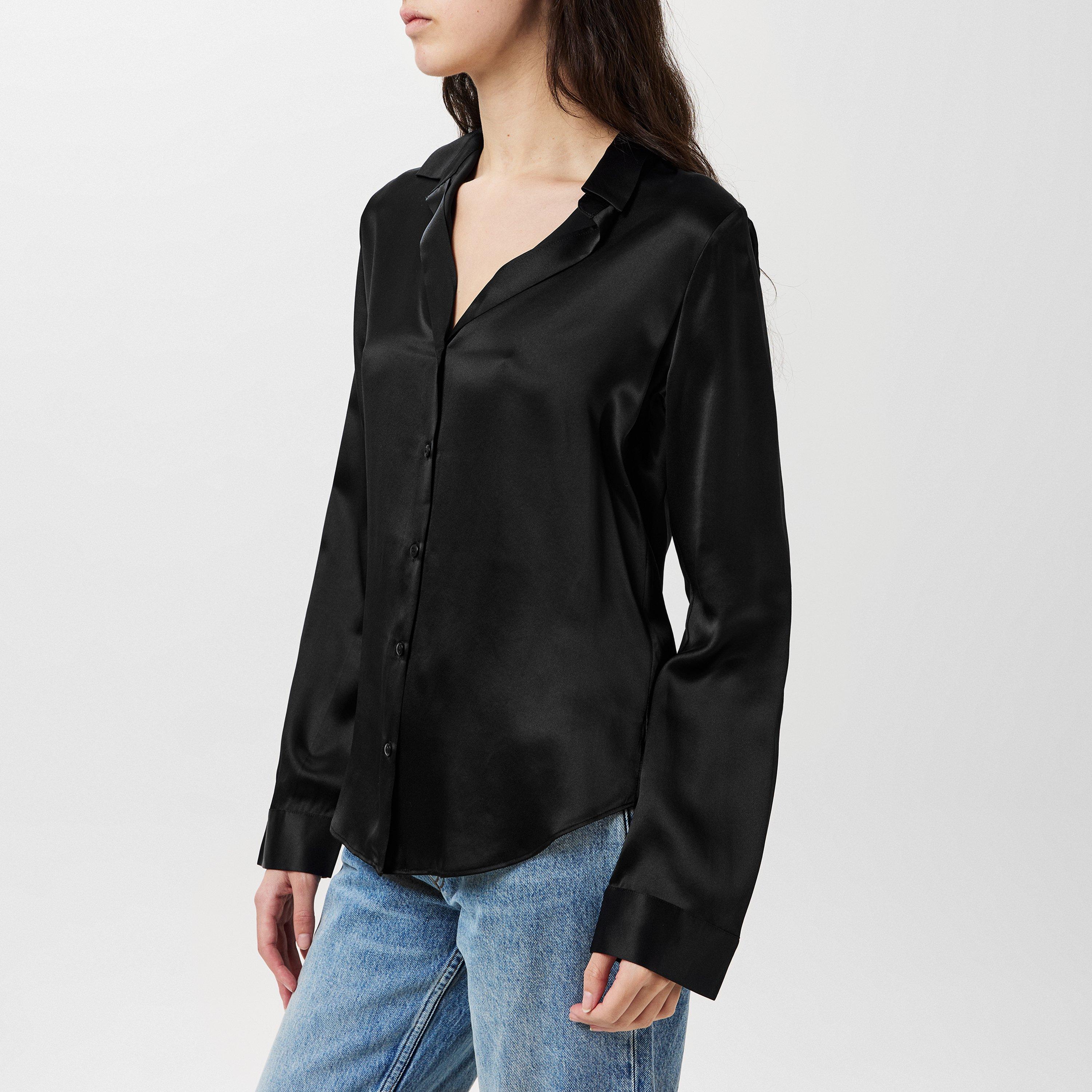 Black - Calvin Klein - Long Sleeves Top - 2