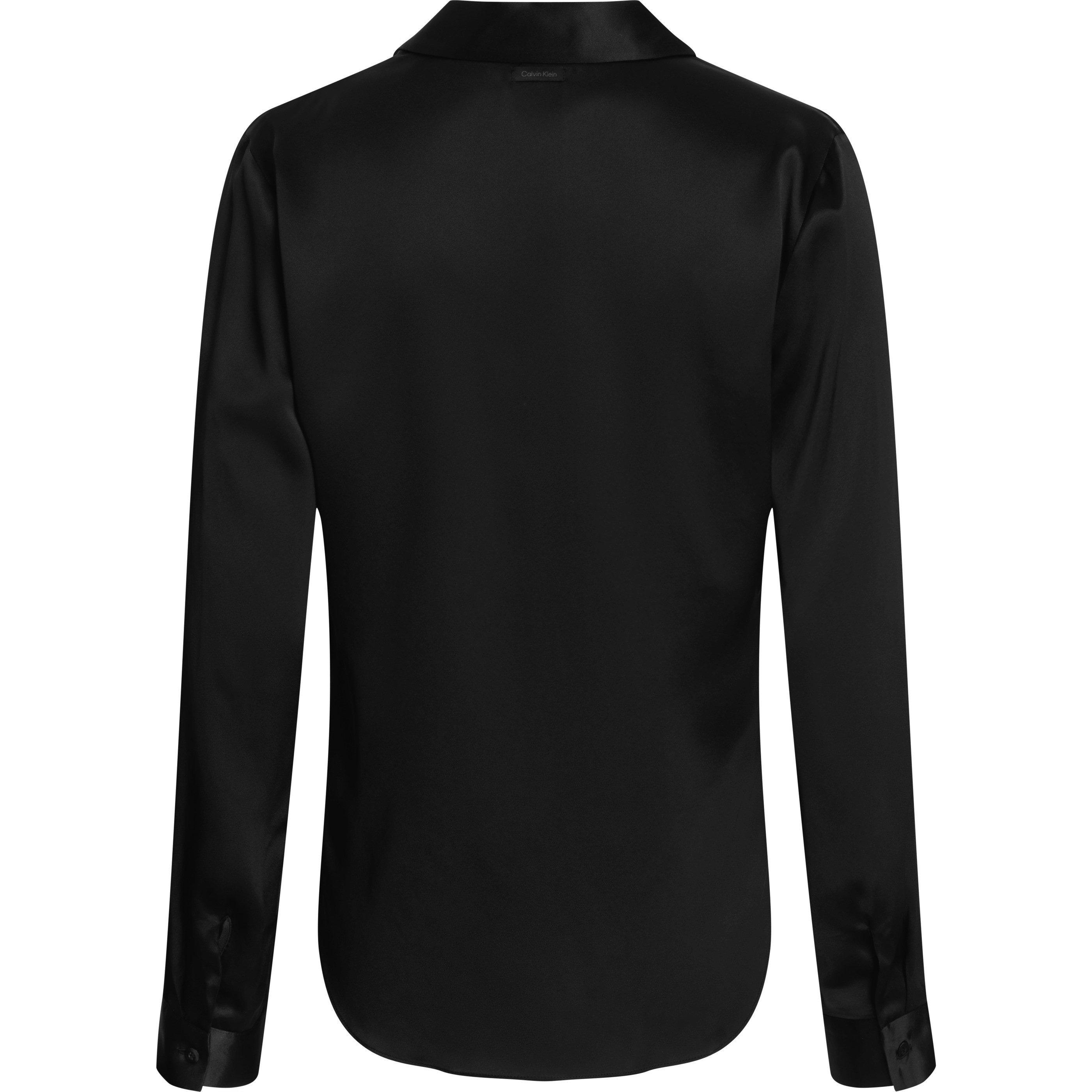Black - Calvin Klein - Long Sleeves Top - 6