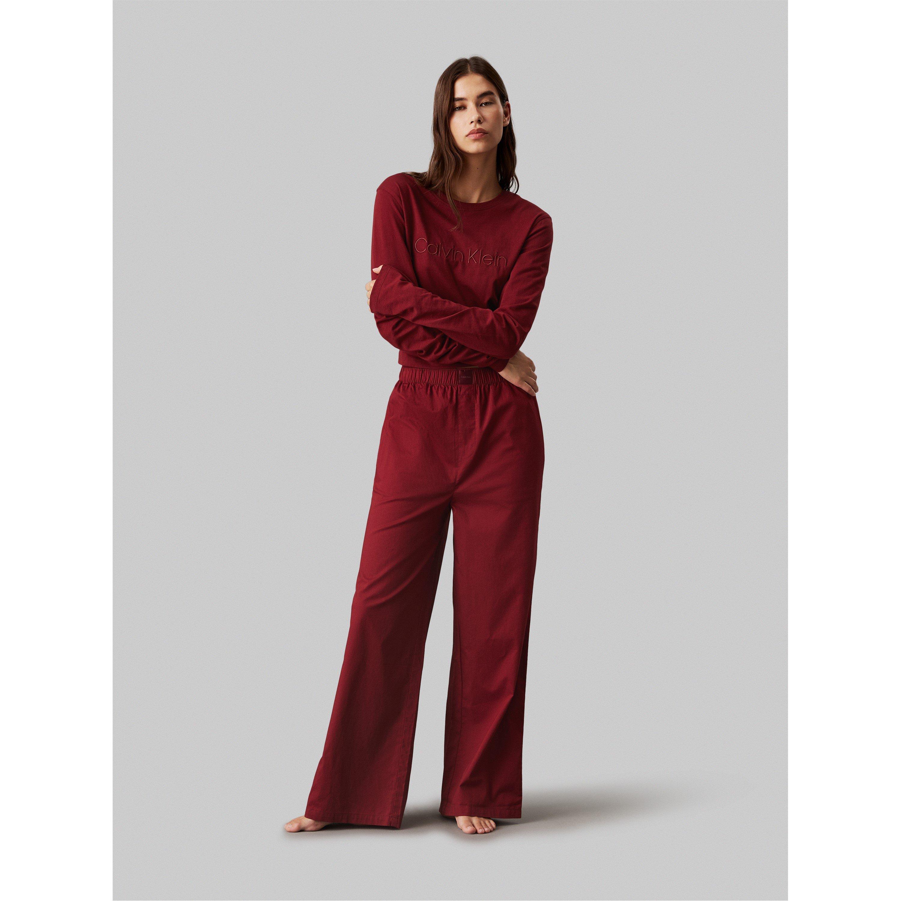 Syrah - Calvin Klein - L/S SLEEP SET (COTTON TEE/PANT) - 1
