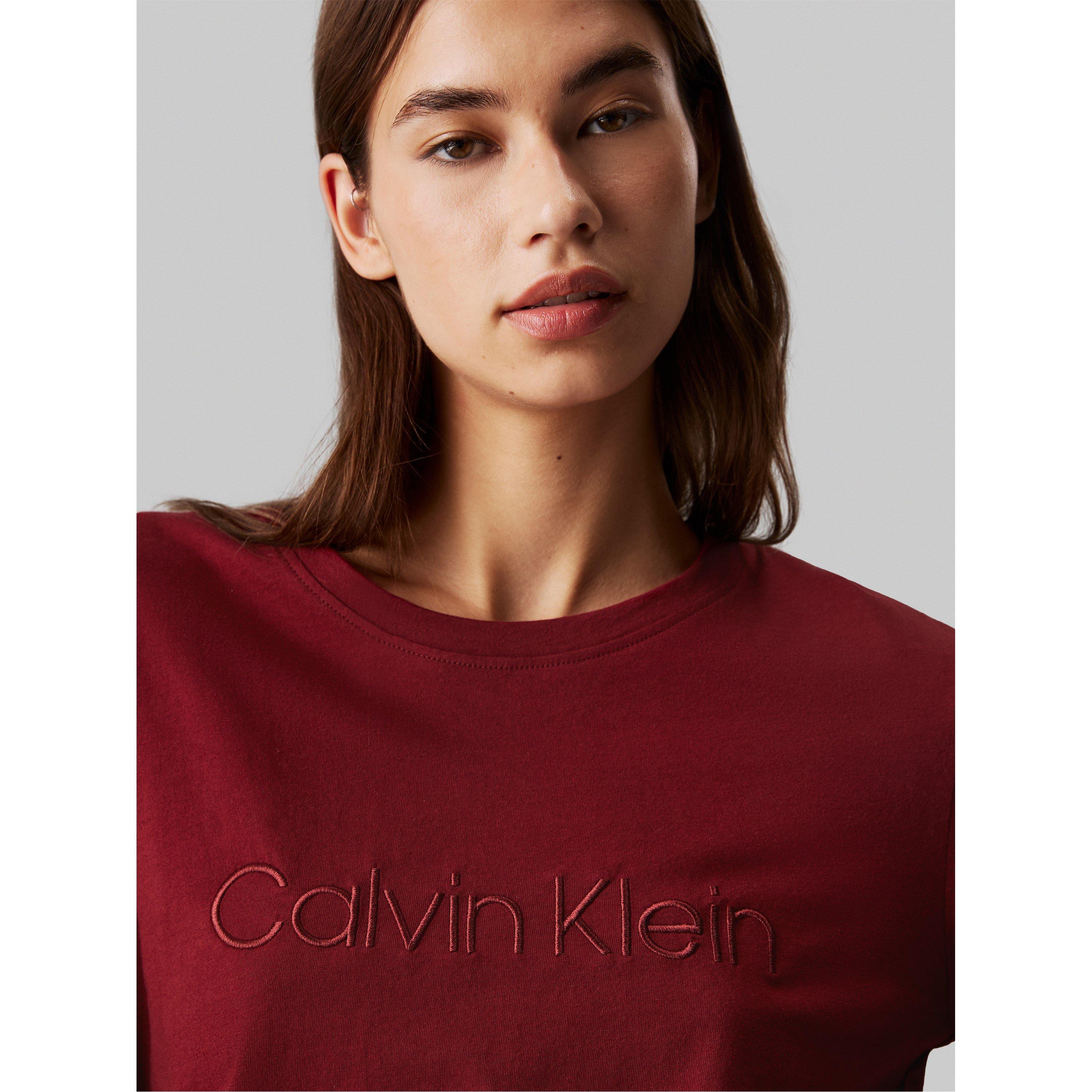 Syrah - Calvin Klein - L/S SLEEP SET (COTTON TEE/PANT) - 4
