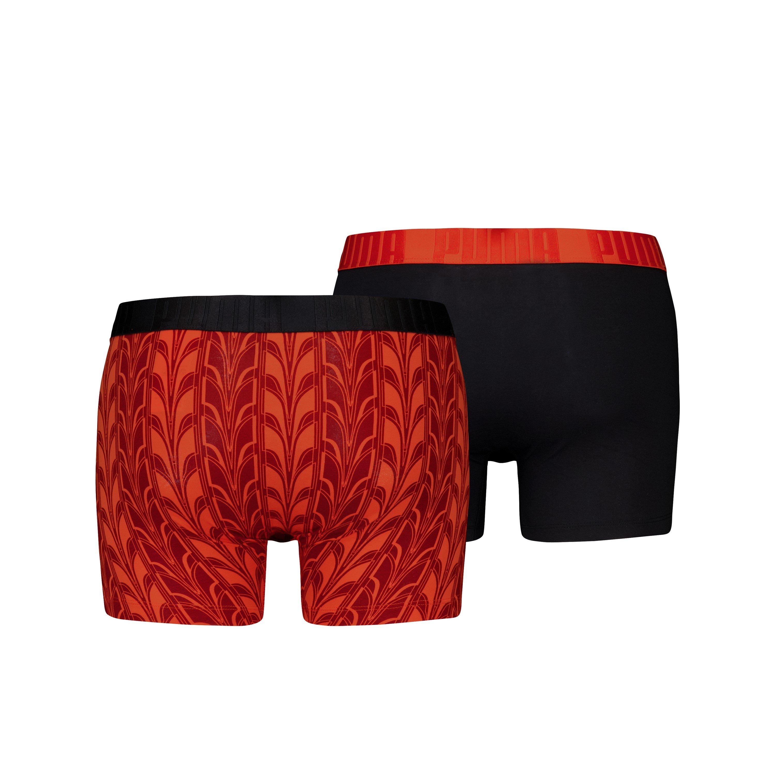 Negro/Rojo - Puma - Men's Print Boxer - 2