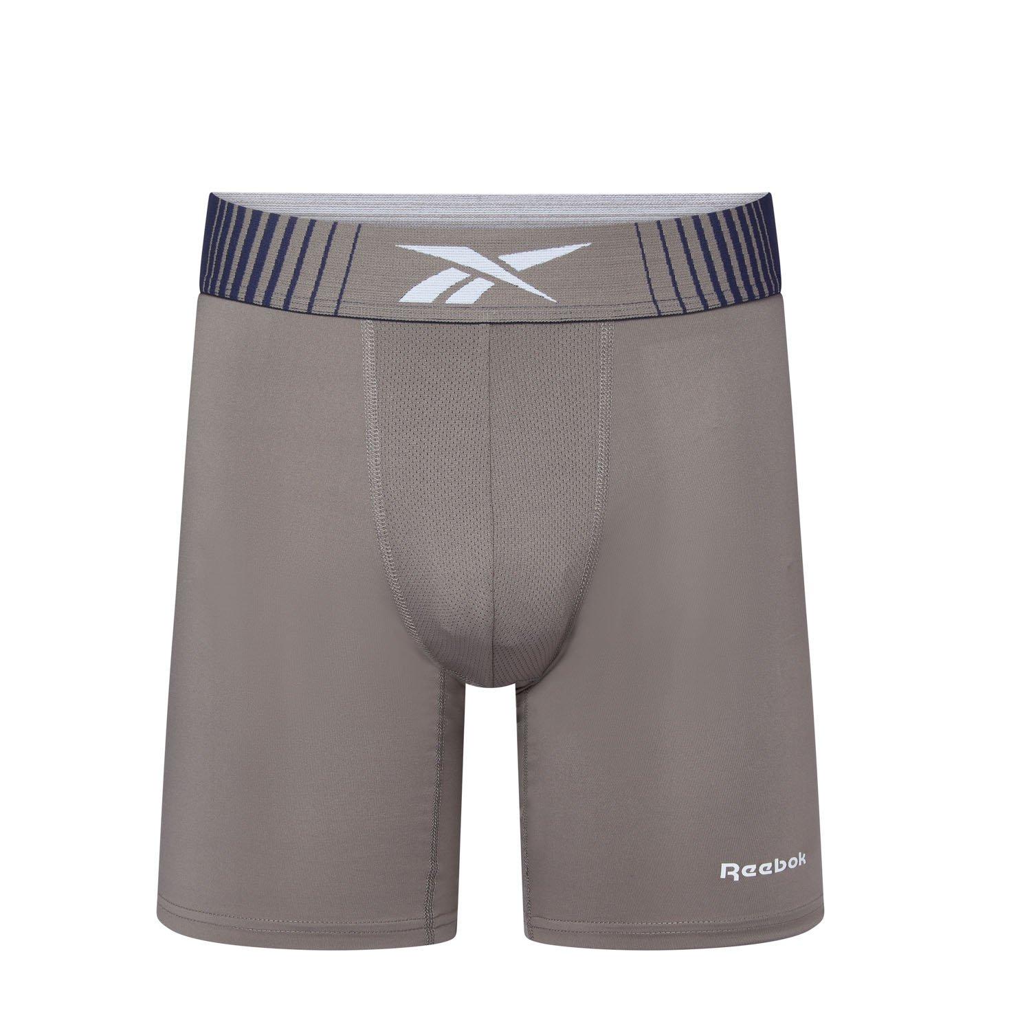 Marine/grå/blå - Reebok - Mens 3 pack Trunks Waite - 4