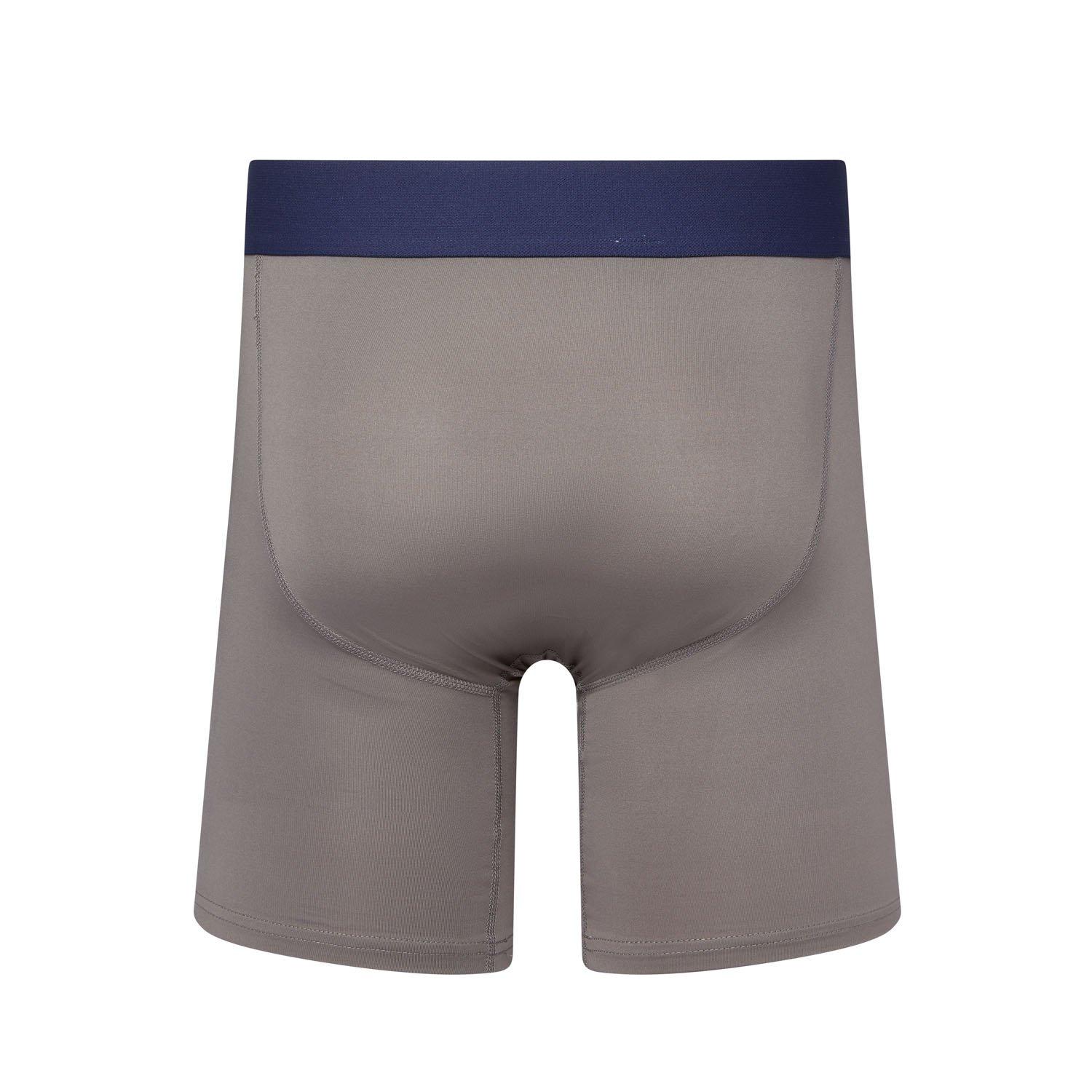 Marine/grå/blå - Reebok - Mens 3 pack Trunks Waite - 5