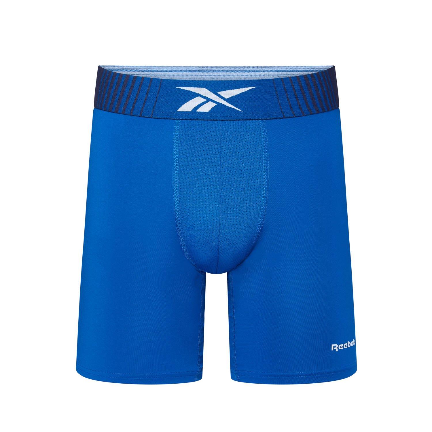 Marine/grå/blå - Reebok - Mens 3 pack Trunks Waite - 6