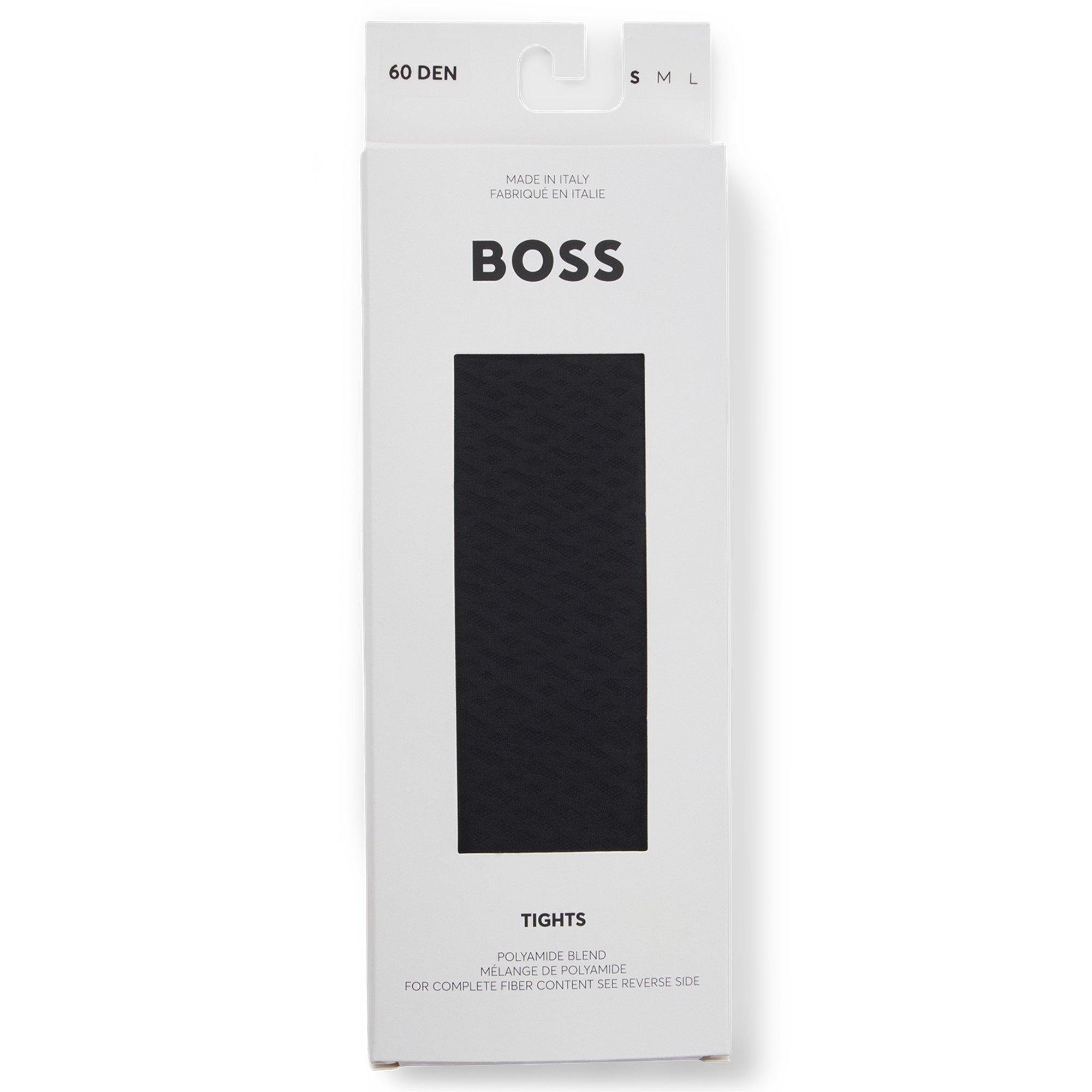 Black - Boss - Women's BW Mono Tight Patterned Tights - 1