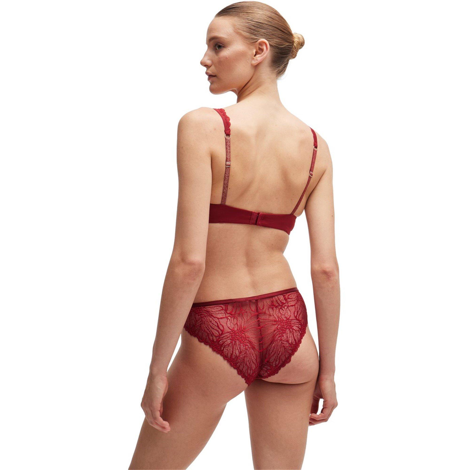 Medium Red - Boss - Women's Bianca Plunge Bra - 5