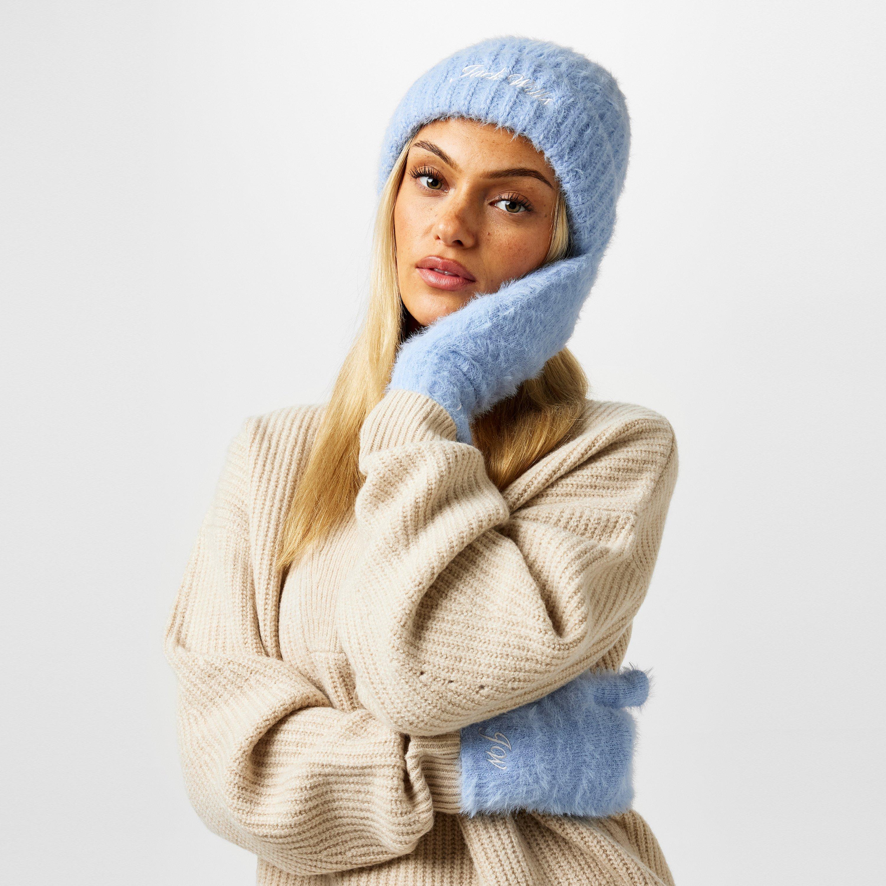 Brunera Blue - Jack Wills - Hat and Glove Set - 3