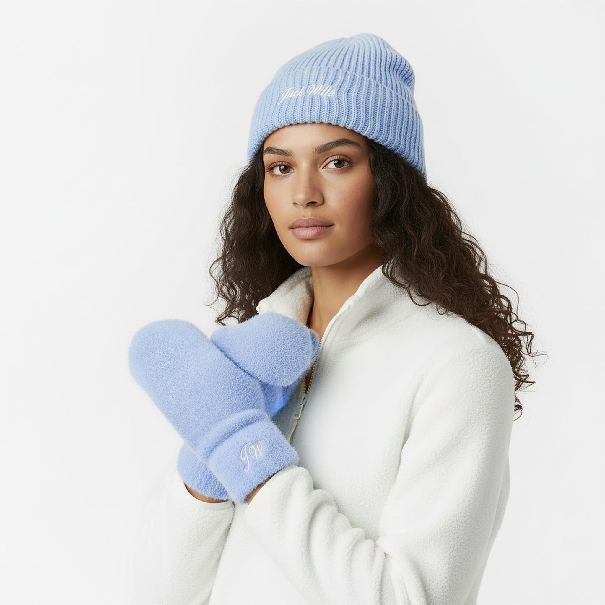 Brunera Blu - Jack Wills - Women's Hat and Glove Set - 4