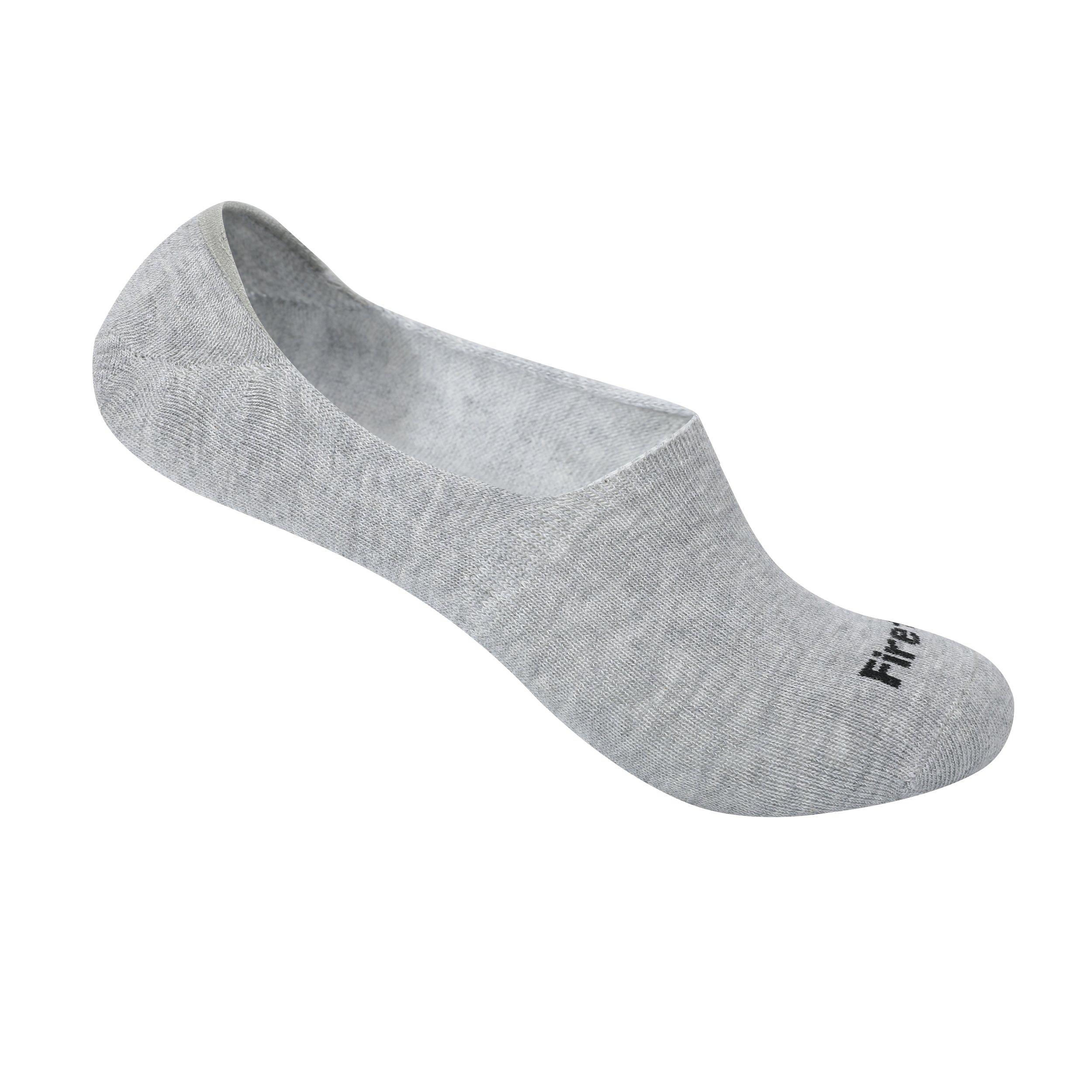 Black/Wht/Gry - Firetrap - 3pk Invisible Sock - 3