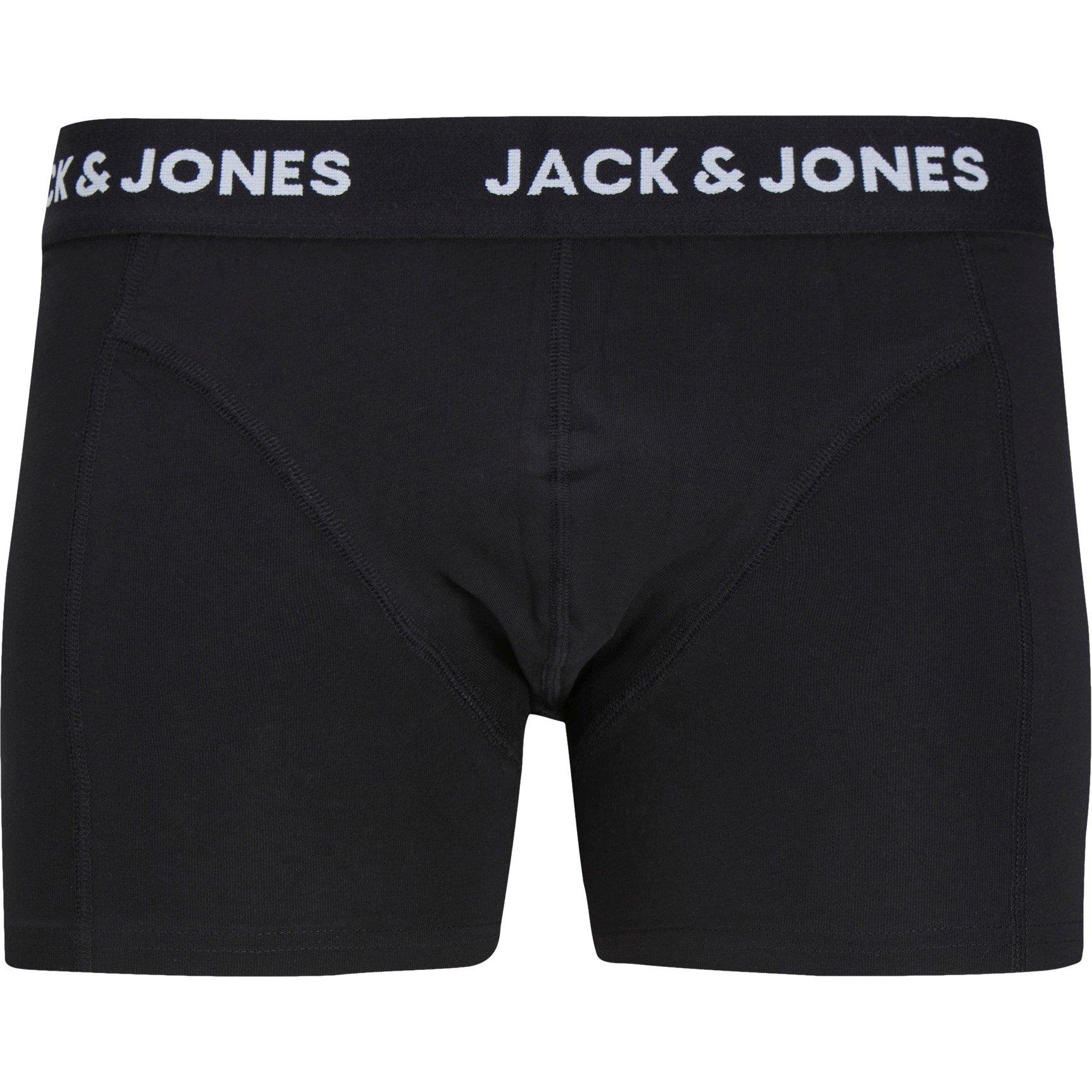 Black - Jack and Jones - Anthony 3-Pack Boxer Trunk Mens - 5