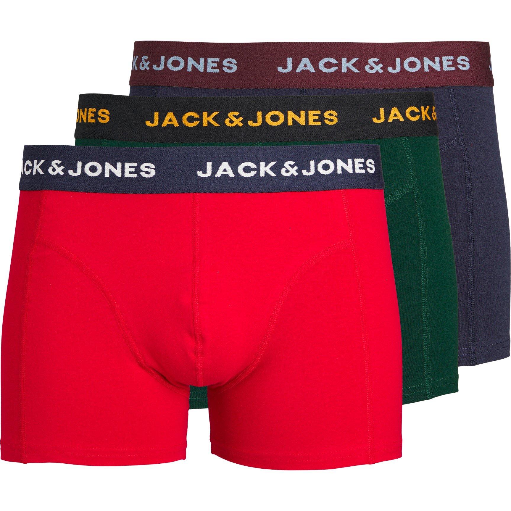 Jack And Jones Men's James 3-Pack Boxer Trunk -  - Medium