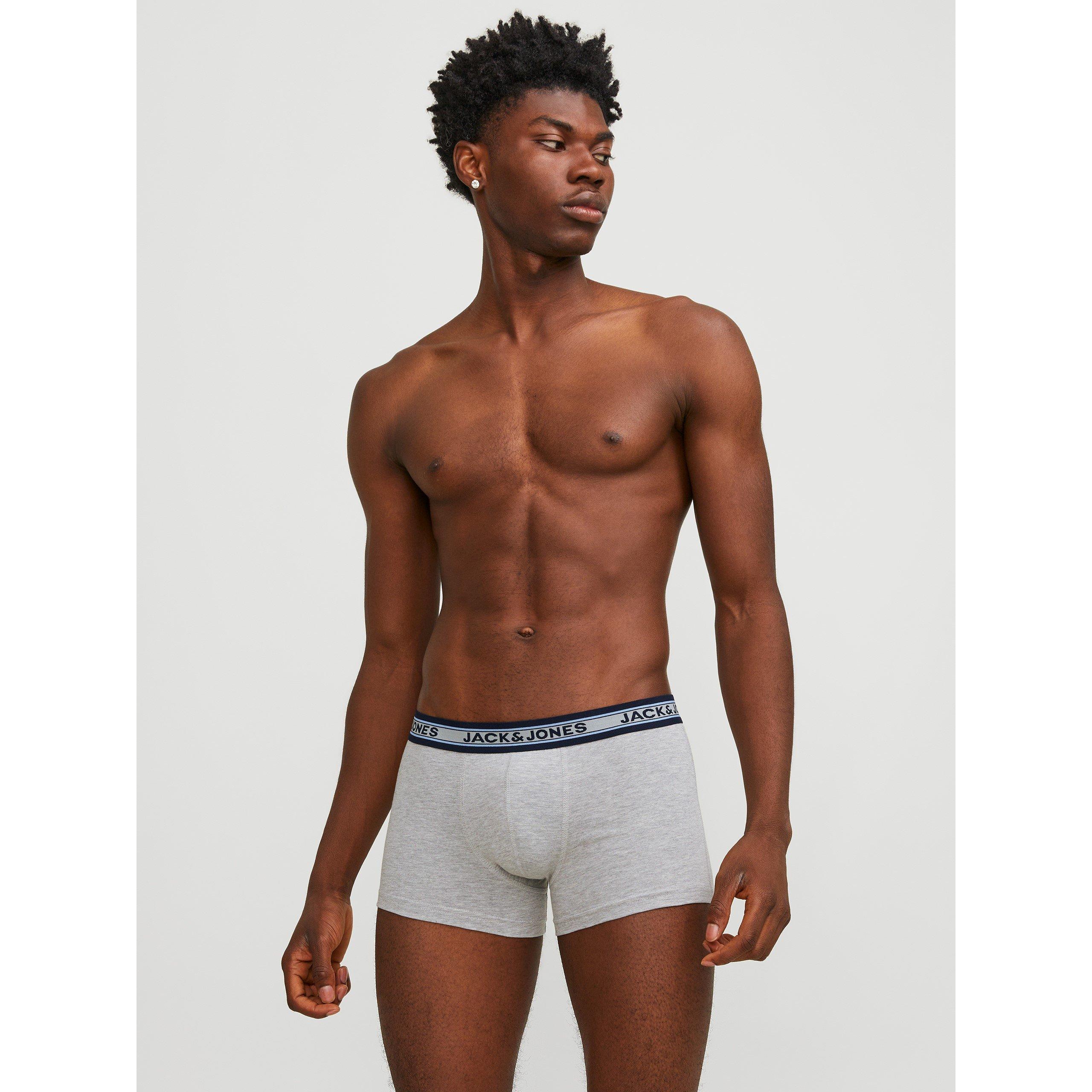 Multicolorido - Jack and Jones - Solid Mens 10-Pack Boxer Trunks - 2