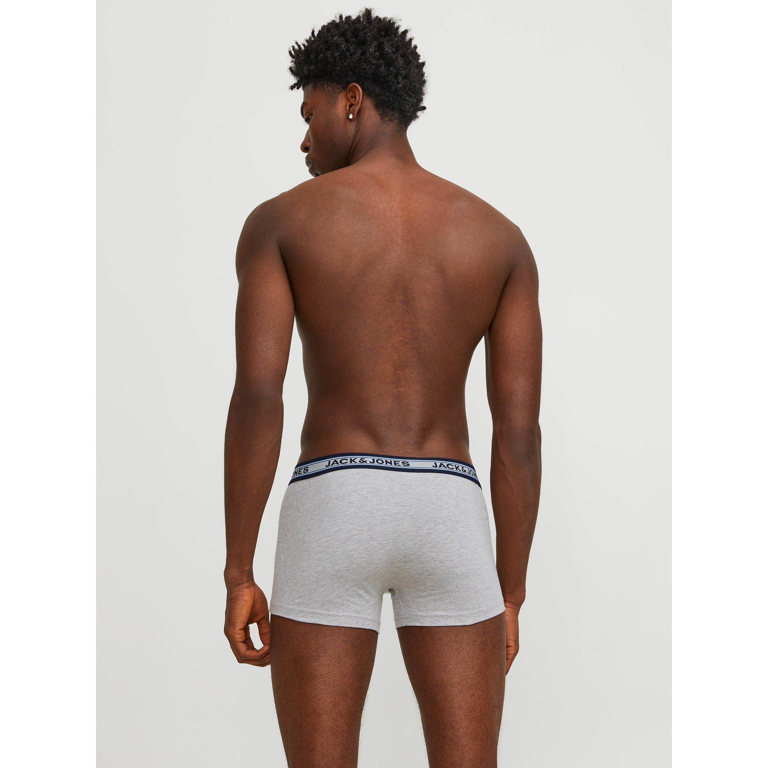 Multicolorido - Jack and Jones - Solid Mens 10-Pack Boxer Trunks - 5
