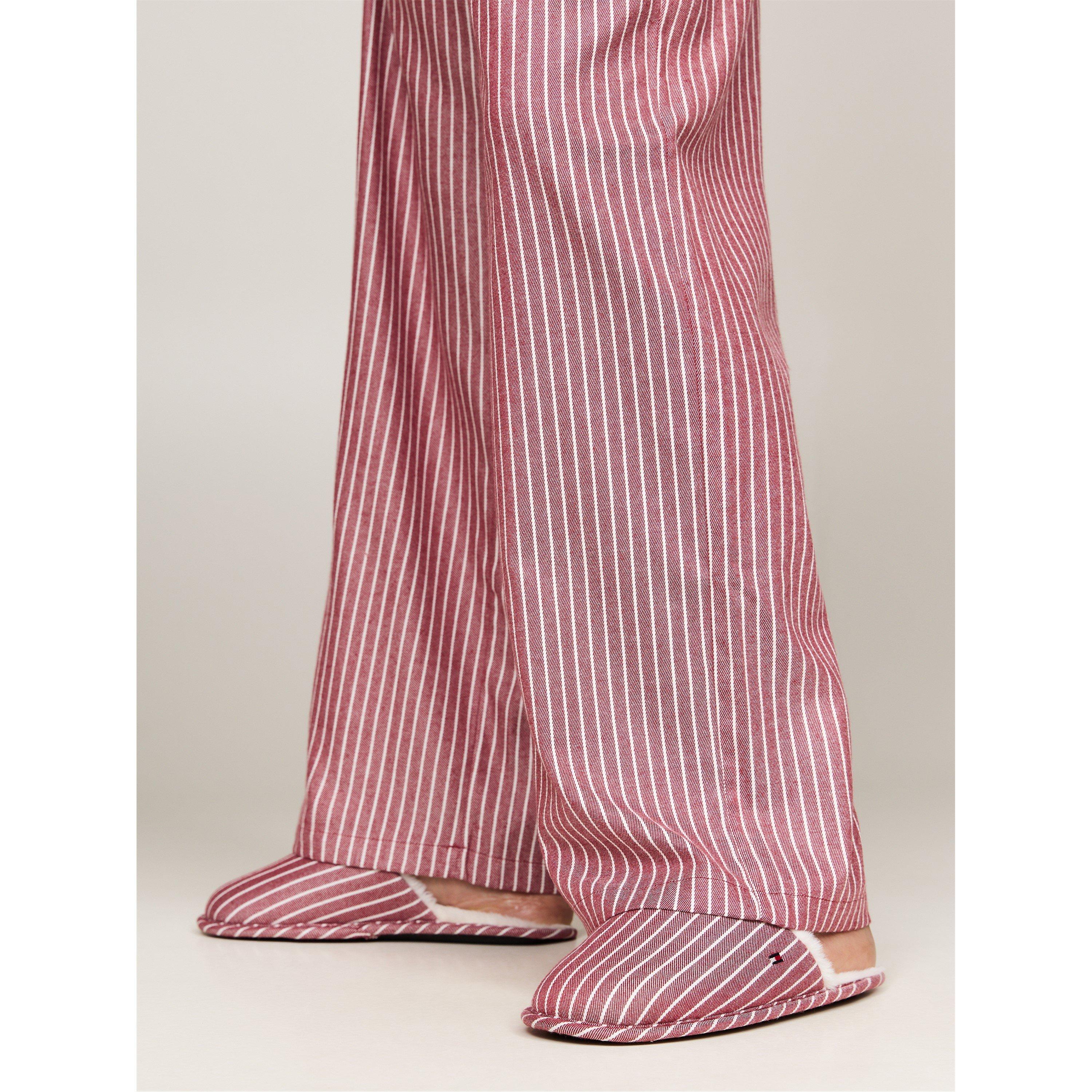 Ivoor Rood - Tommy Hilfiger - Flannel Pyjama and slipper set - 5