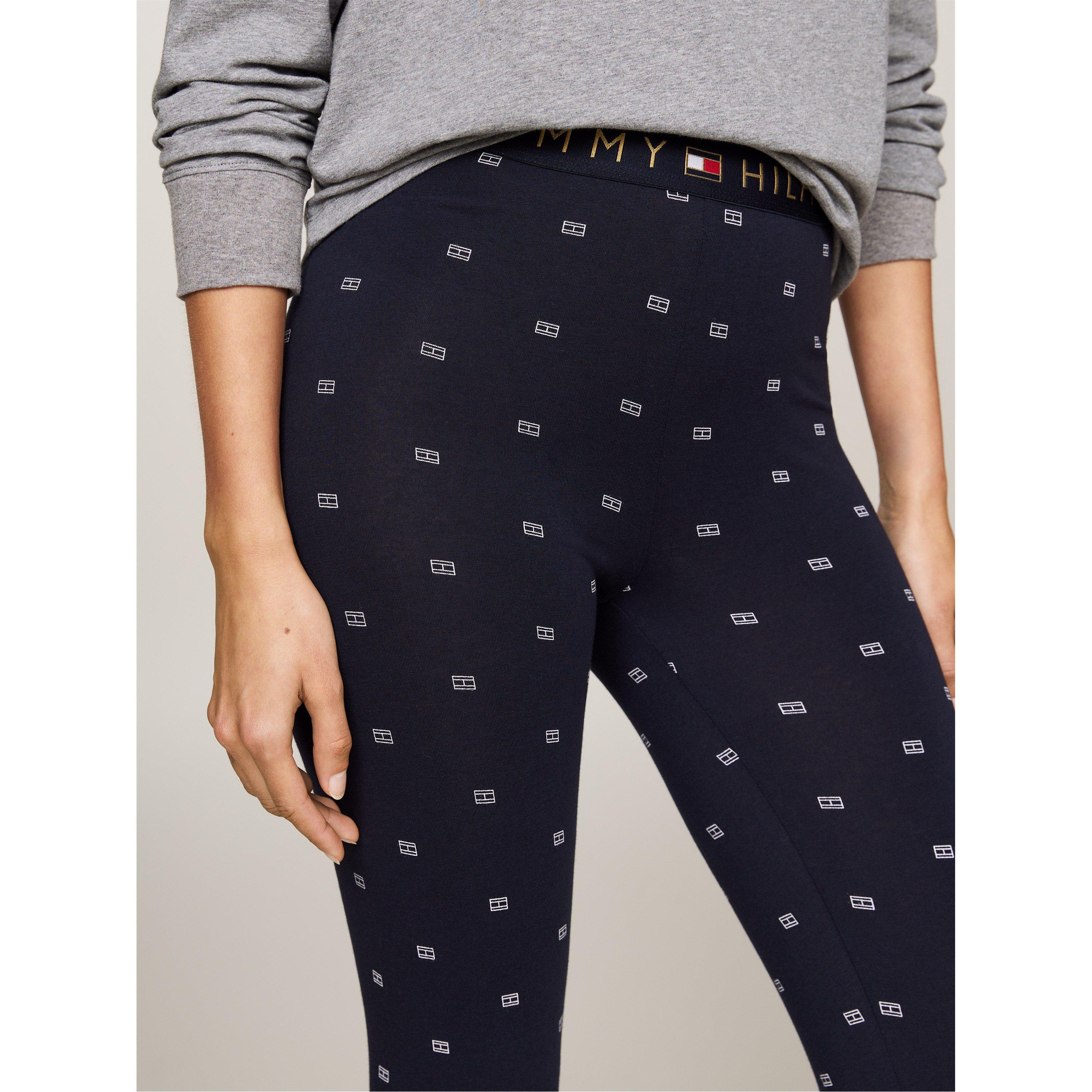 Grey Navy - Tommy Hilfiger - Legging Pj Set With Eyemask - 4