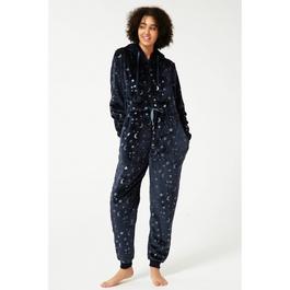 Linea Ladies Luxury Star Foil Onesie