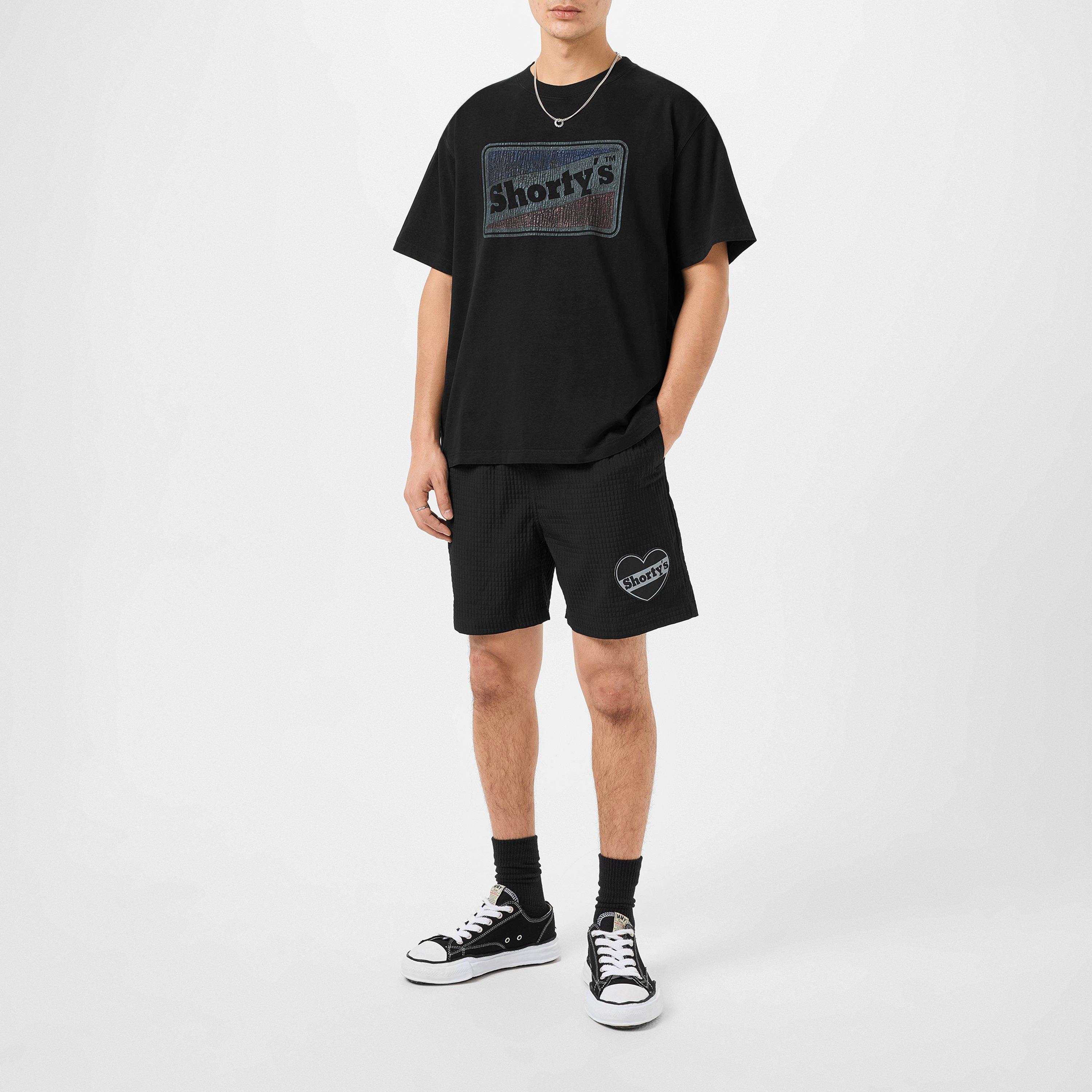 Black - Pleasures - Heart Sport Shorts - 4