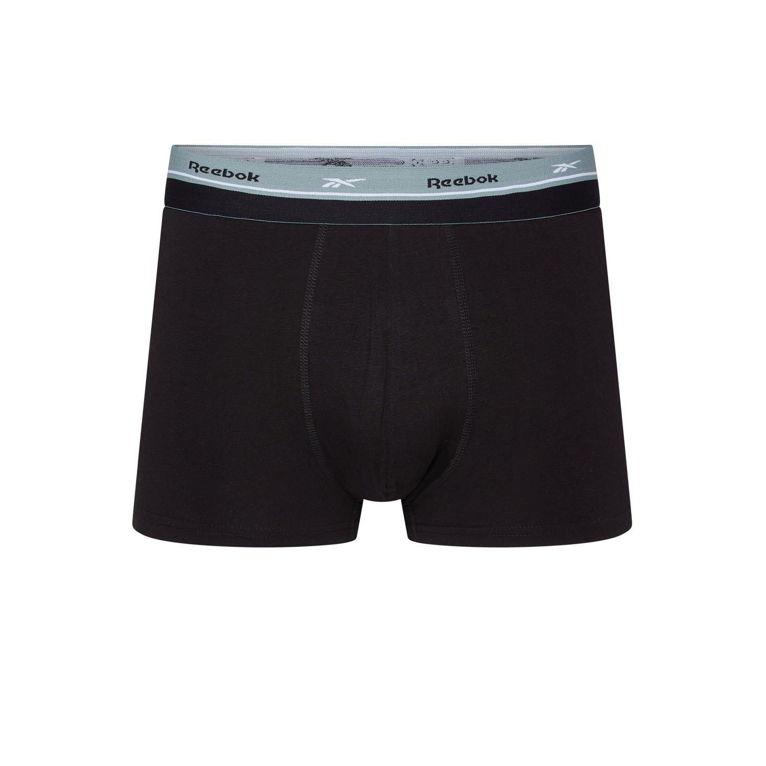3pk Zwart - Reebok - Mens 3 pack Trunks Farr - 2