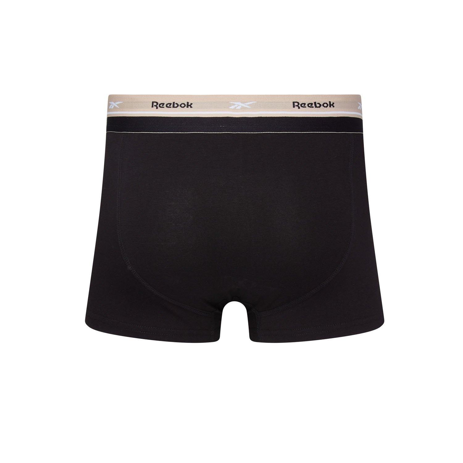 3pk Zwart - Reebok - Mens 3 pack Trunks Farr - 5