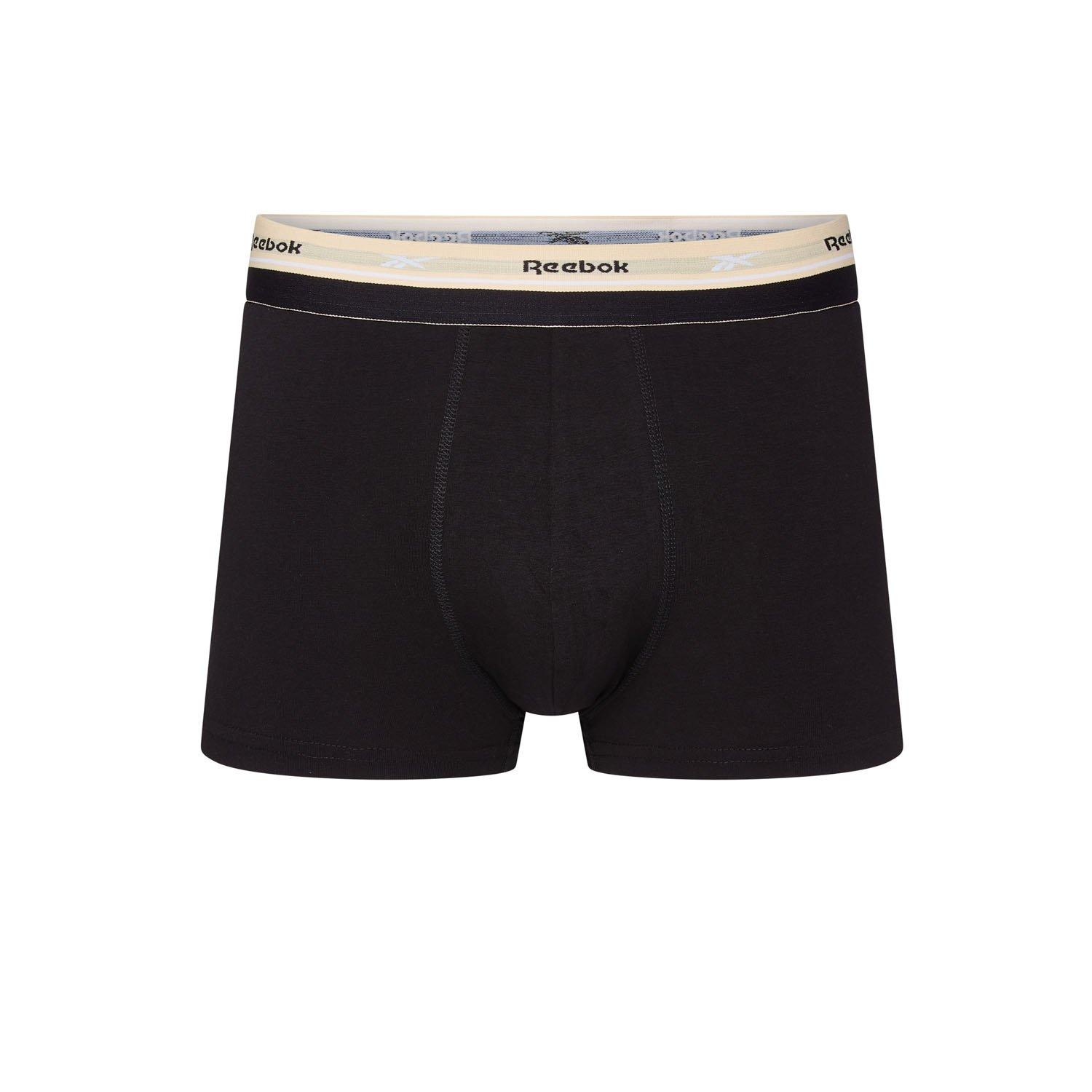 3pk Zwart - Reebok - Mens 3 pack Trunks Farr - 6