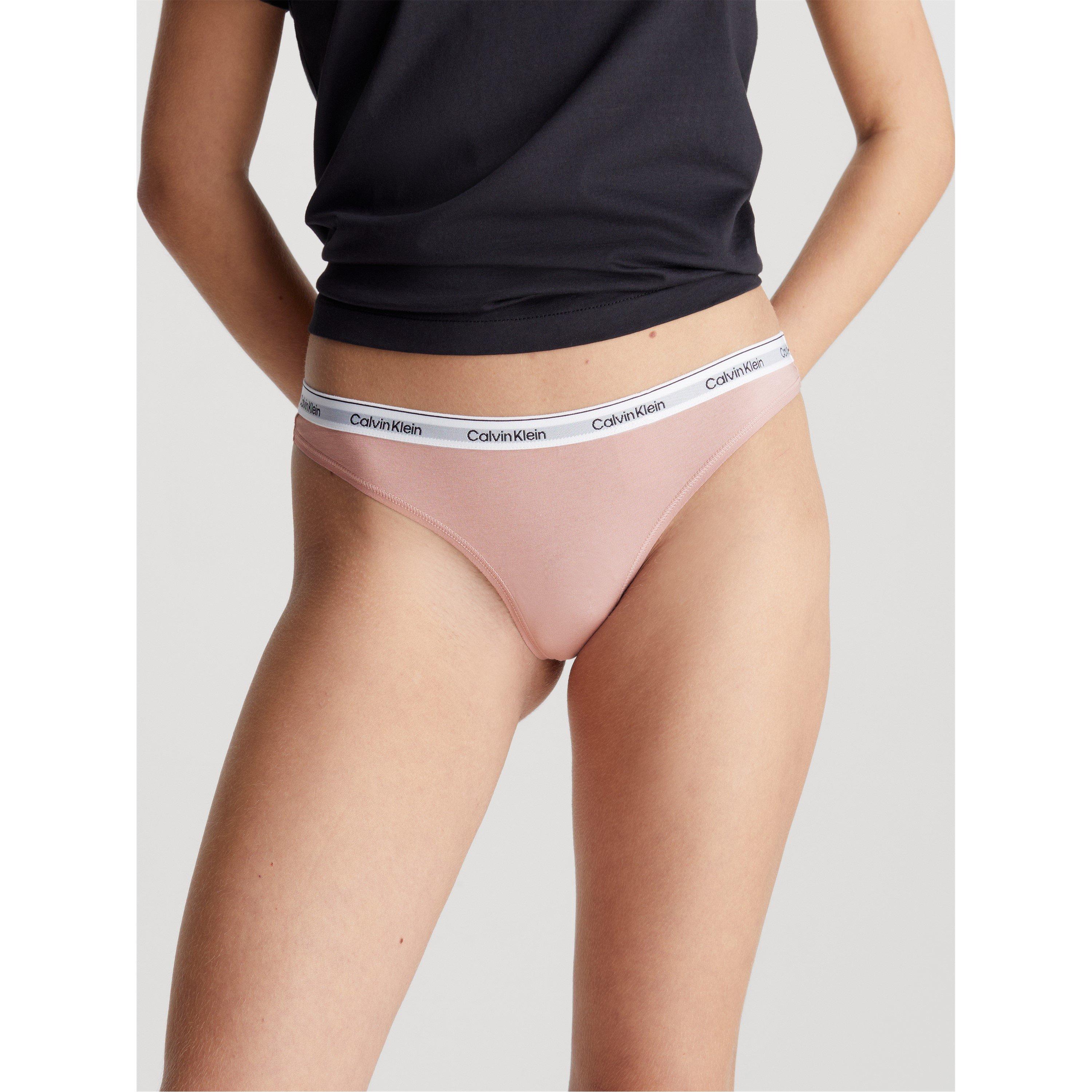 Calvin Klein Women's Logo Thong - Subdued - 12 (M)