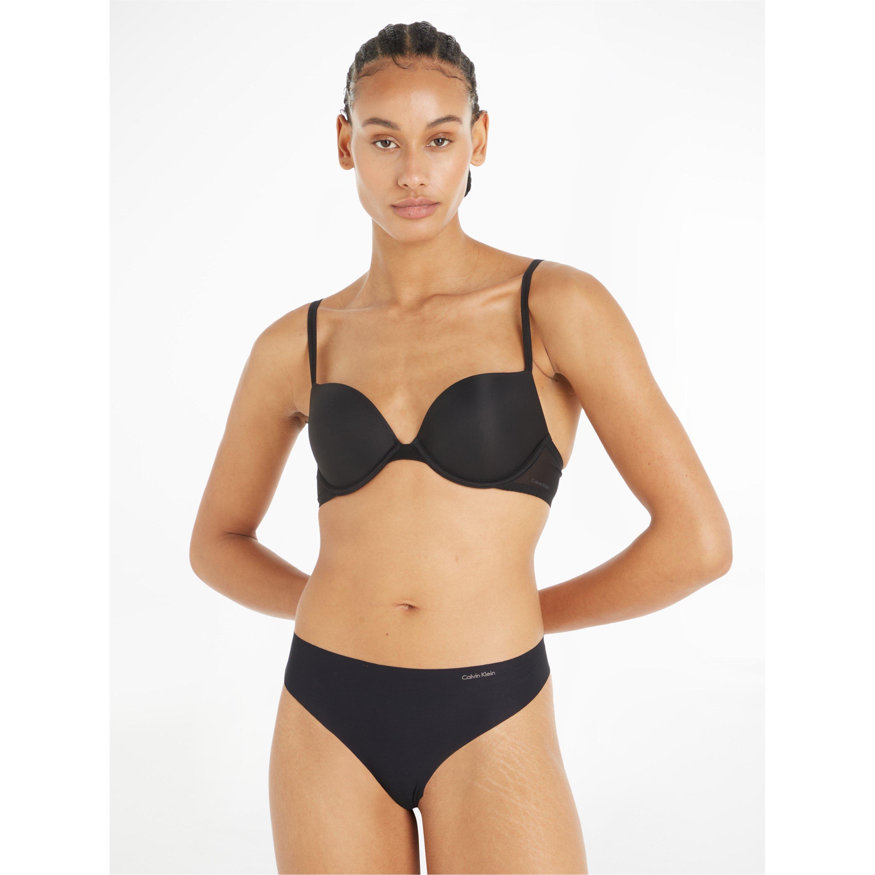 Schwarz - Calvin Klein - Women's Thong Briefs - 2