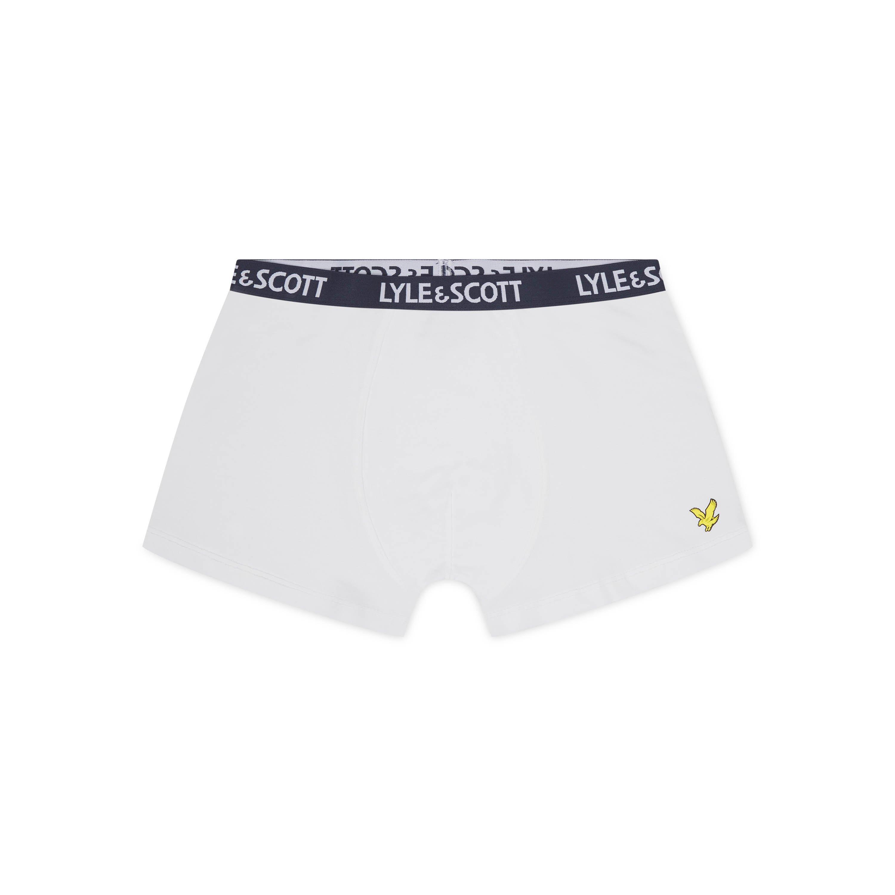 Azul marino/gris/blanco - Lyle and Scott - Kids' 3-Pack Core Trunks - 4