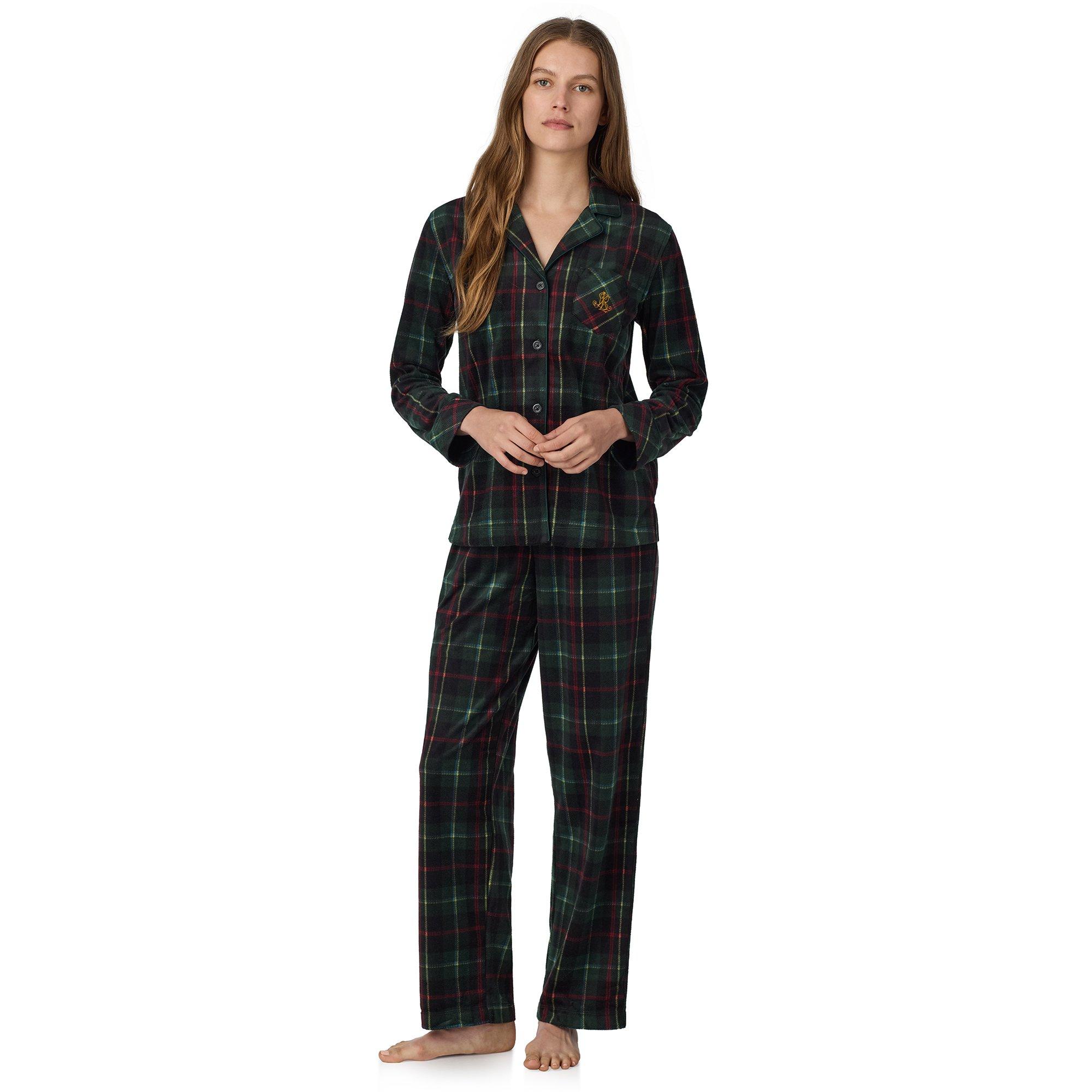Women's Fleece Long Sleeve Pyjama Sets