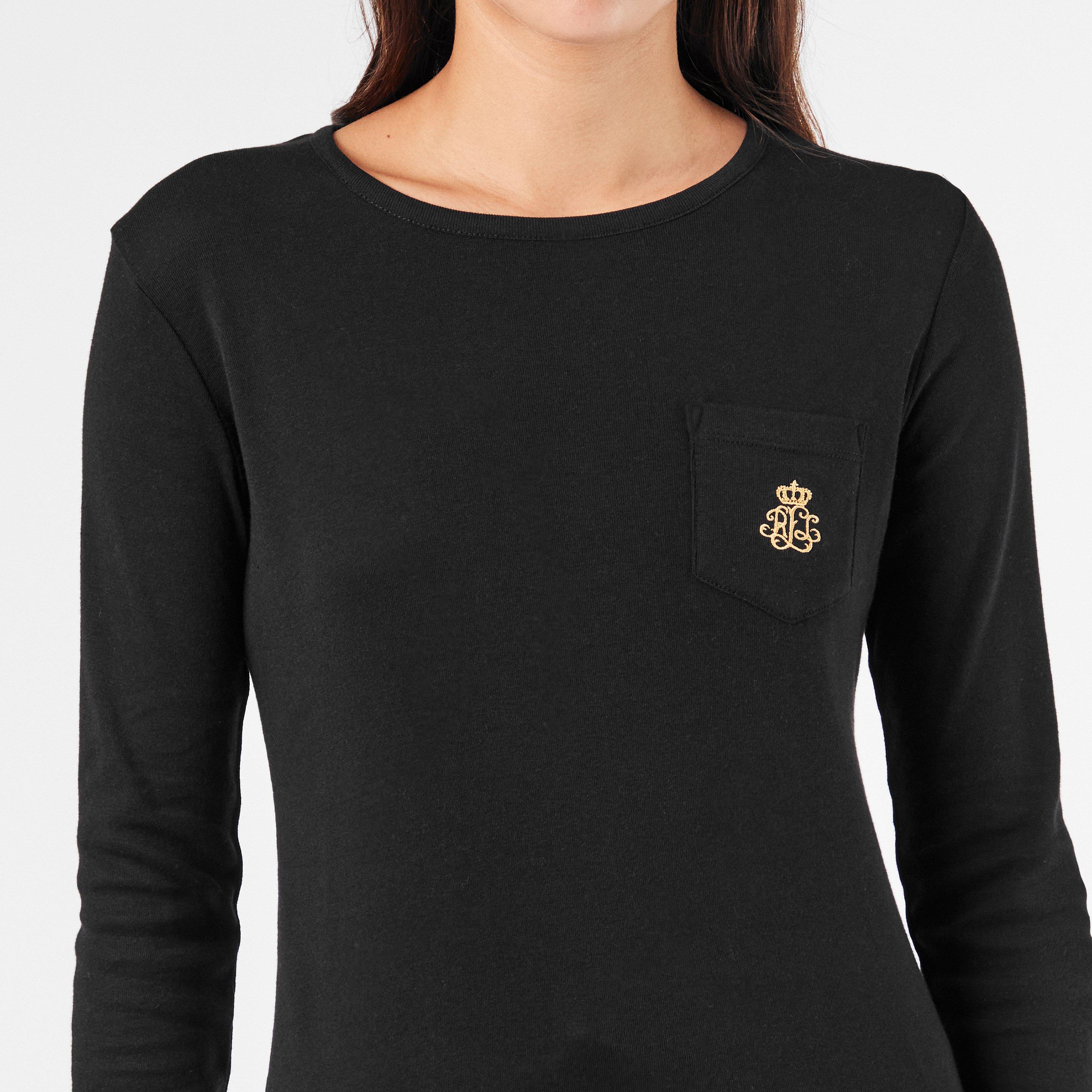 Red Plaid - Lauren by Ralph Lauren - Women's Logo Fleece Long-Sleeve Pyjama Sets - 5