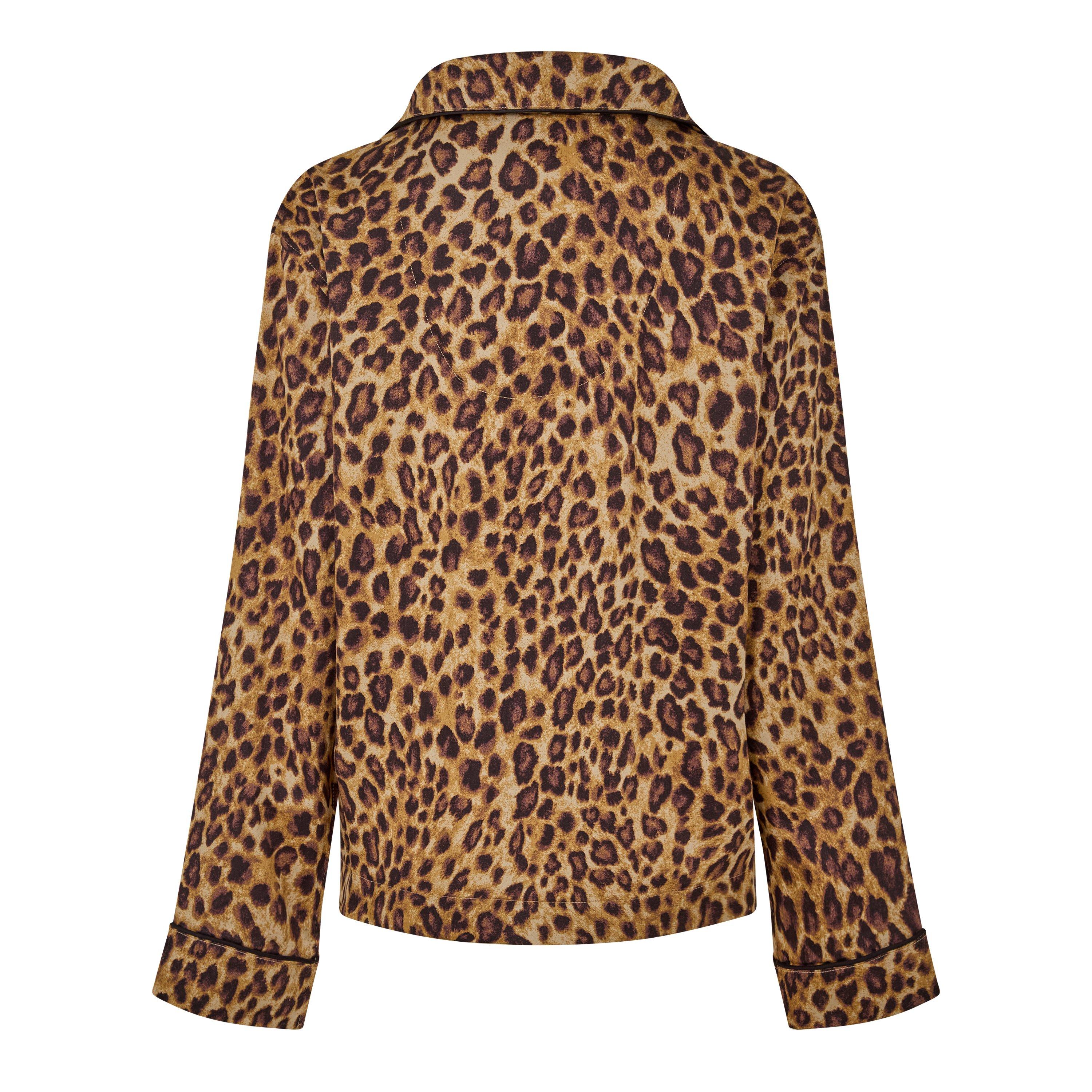 Leopard - Lauren by Ralph Lauren - Women's Long Sleeve Sateen Pyjama Sets - 3