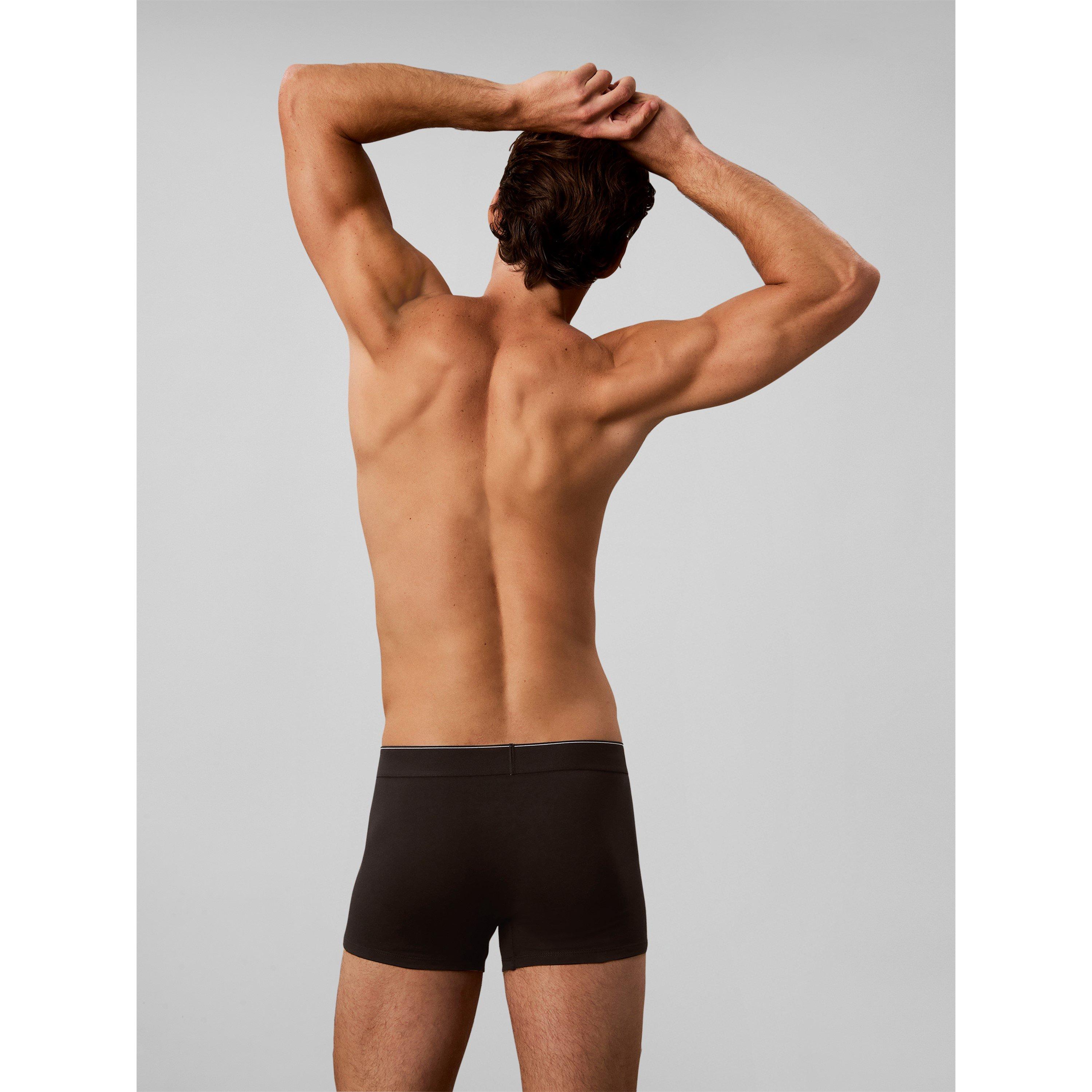 Blk - Calvin Klein - Men's Mono Cotton Low-Rise Trunks 3 Pack - 6