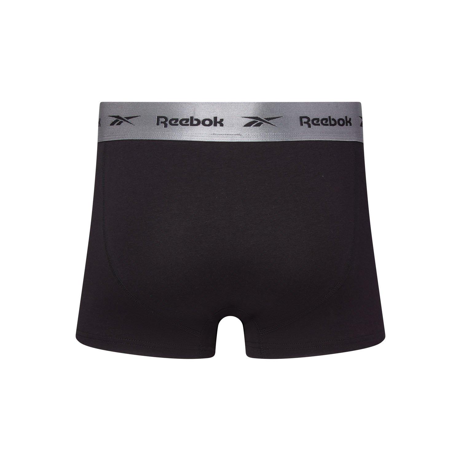 Black - Reebok - Mens 3 pack Trunks Hirst - 3