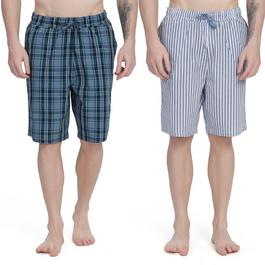 Howick 2 Pack Woven Pyjama Shorts