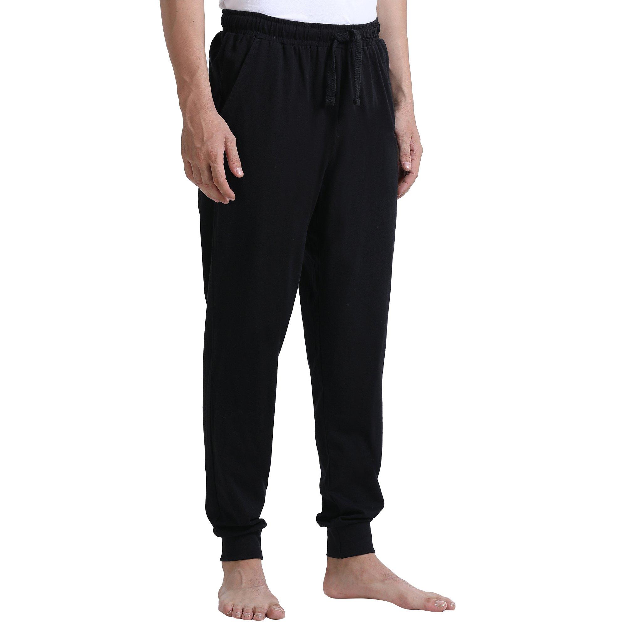 Black - Howick - 2 Pack Cuffed Pyjama Bottoms - 4