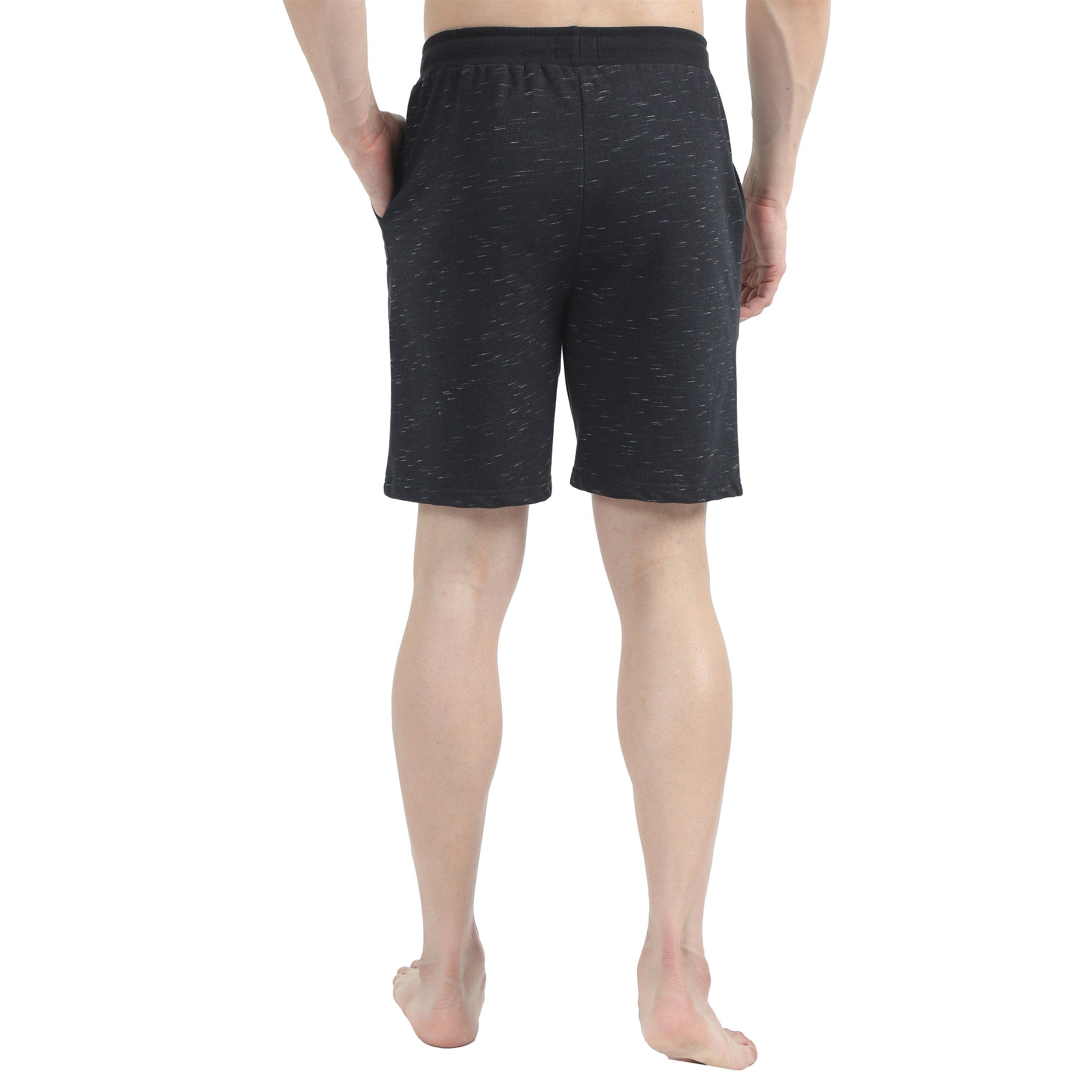 Black/Grey - Howick - 2 Pack Space Dye Lounge Shorts - 4