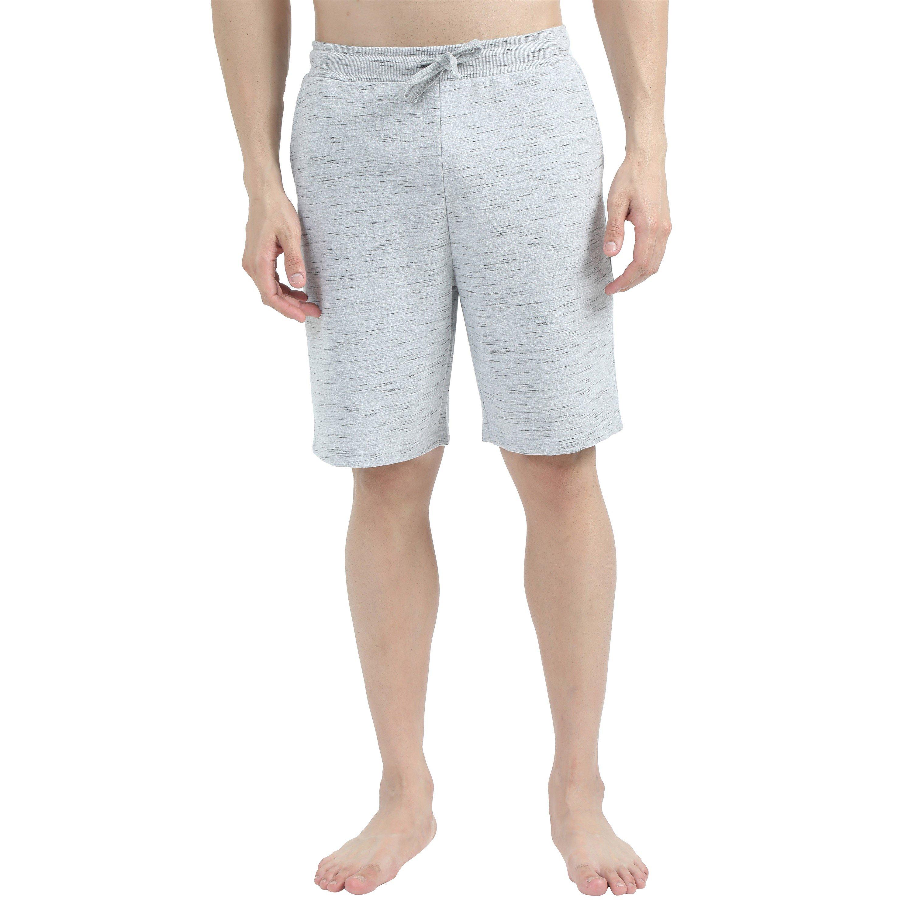 Black/Grey - Howick - 2 Pack Space Dye Lounge Shorts - 5