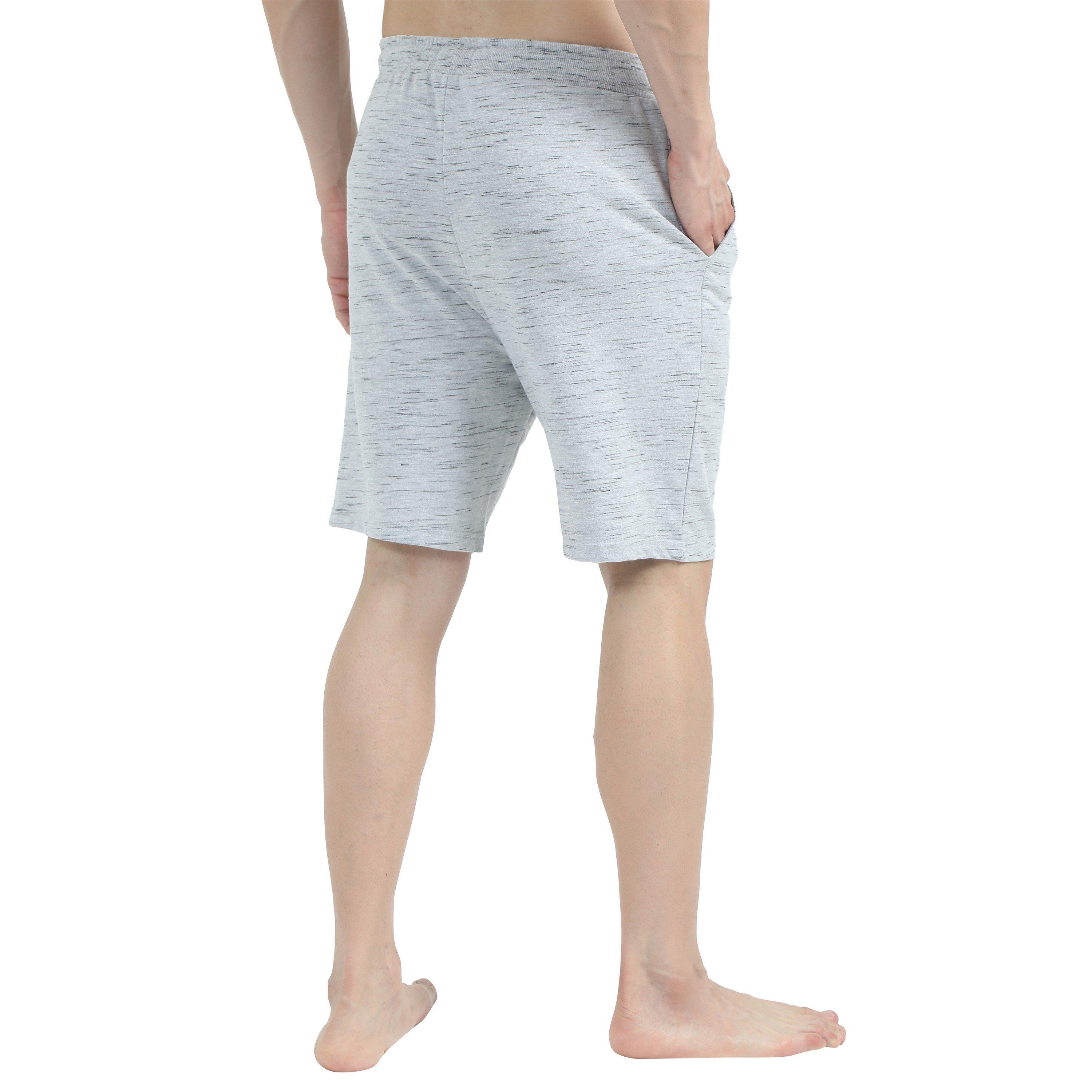 Black/Grey - Howick - 2 Pack Space Dye Lounge Shorts - 8