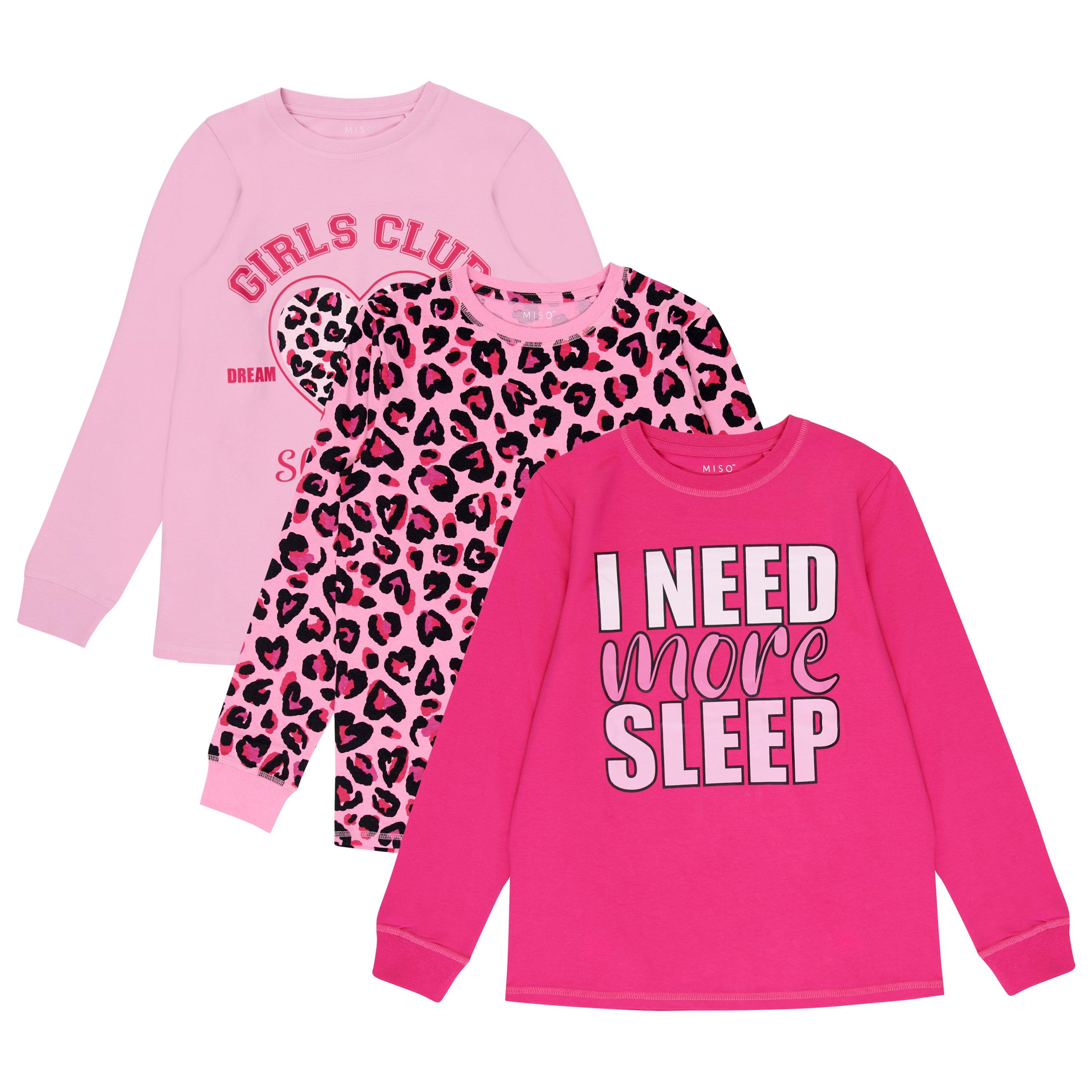 Rosa - Miso - Kids' Leopard Long-Sleeve Pyjama Set - 2