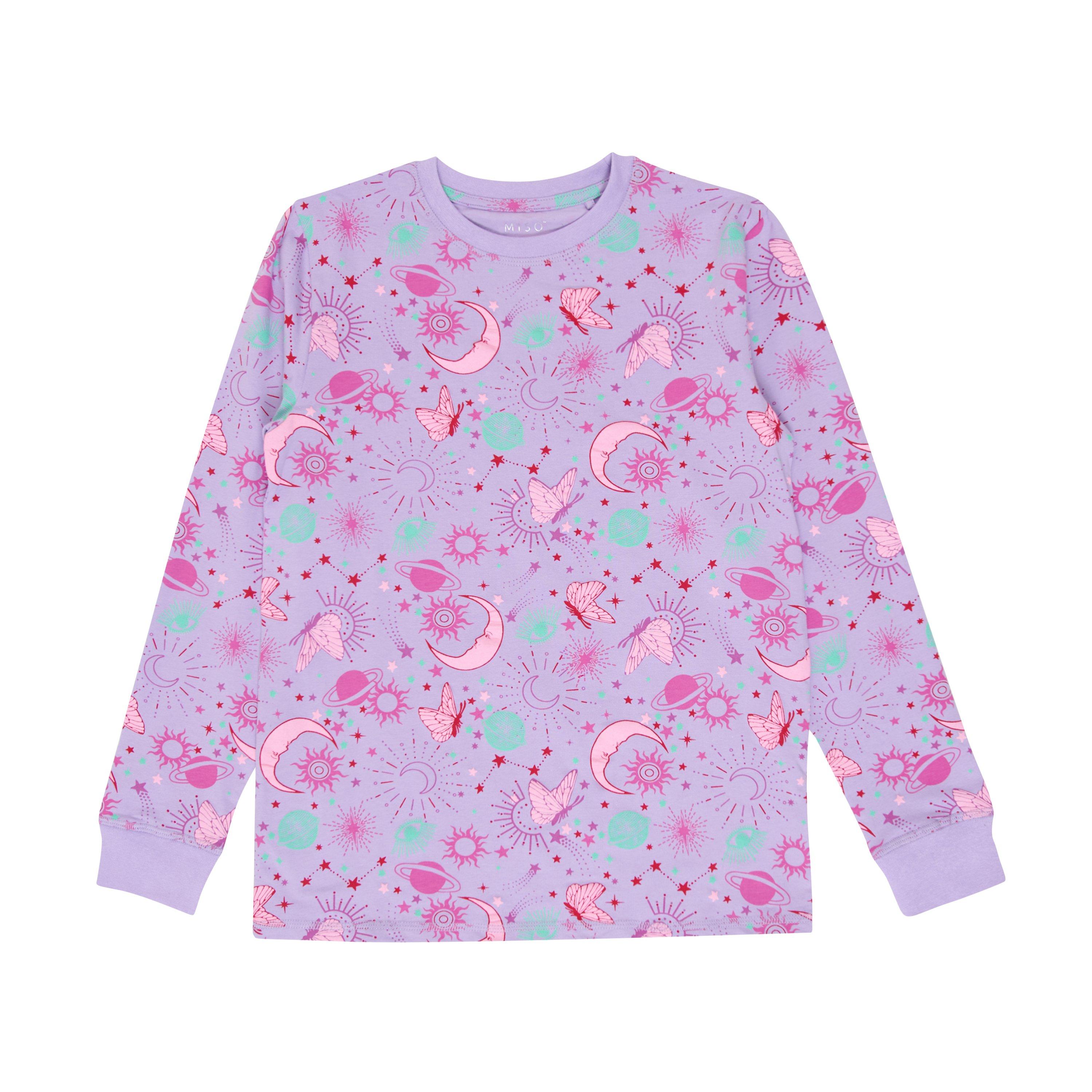Marine/Violet - Miso - Cosmic Long-Sleeve Pyjama Set - 5
