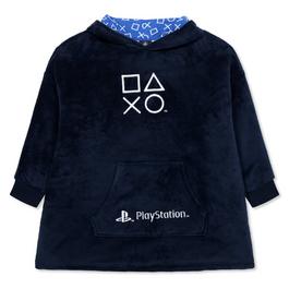 Character Gaming Boys Playstation Fleece Snuggle Hoodie