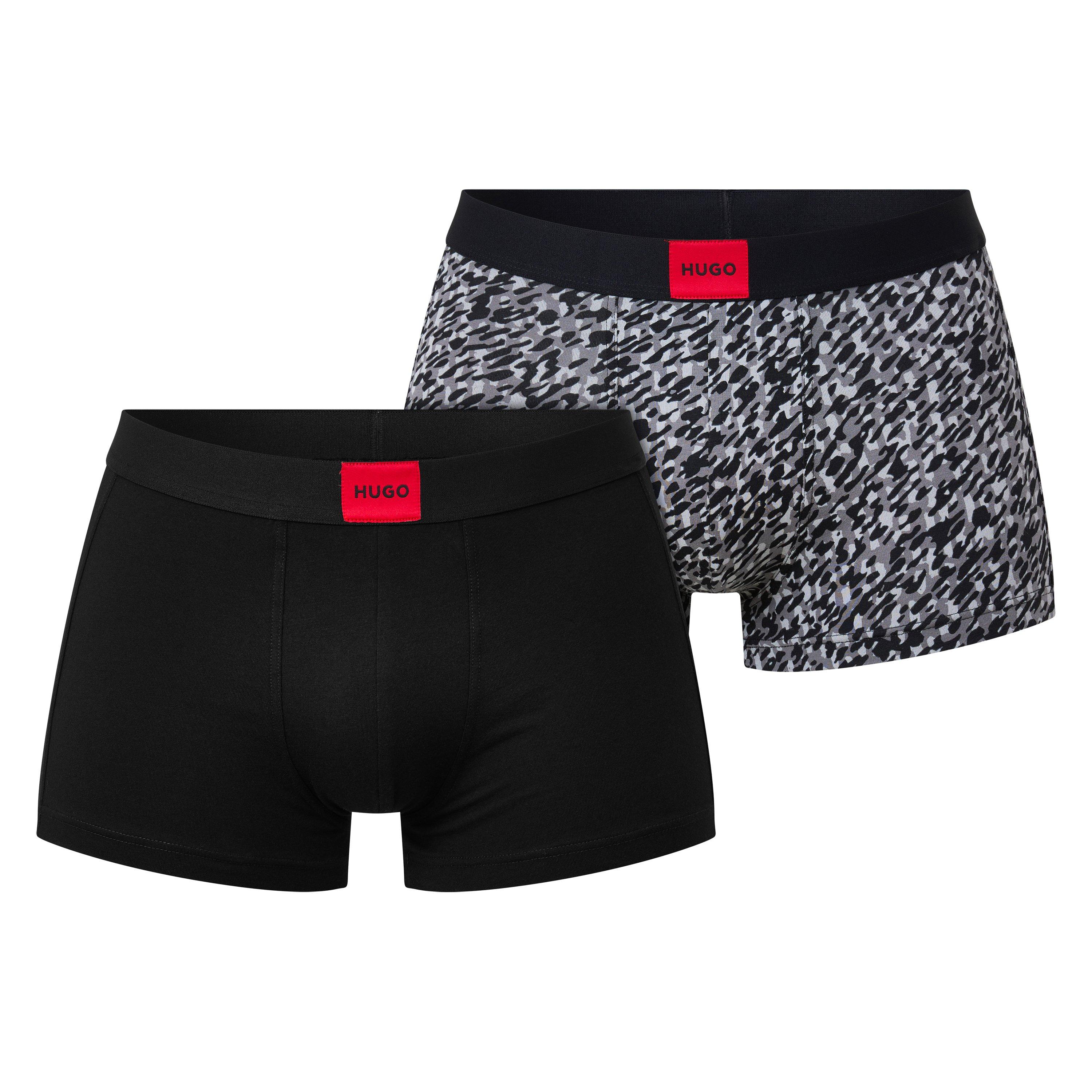 Black/Print - Hugo - Hugo Trnk Red Patch Sn64 - 1