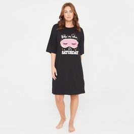 Linea Ladies Wake Me Cotton Nightdress