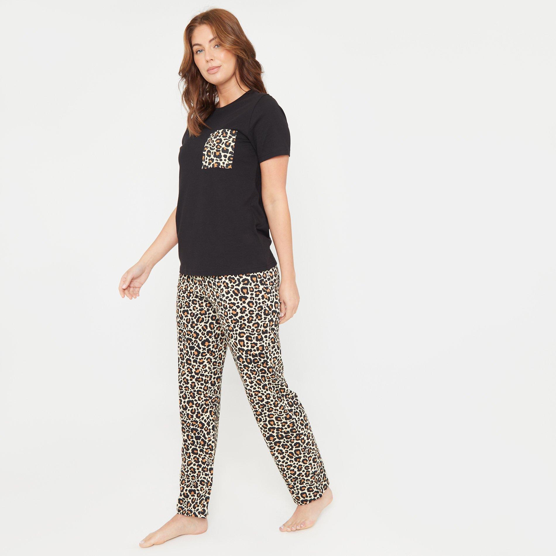 Noir - Linea - Animal Pocket Cotton Pyjama Set - 2