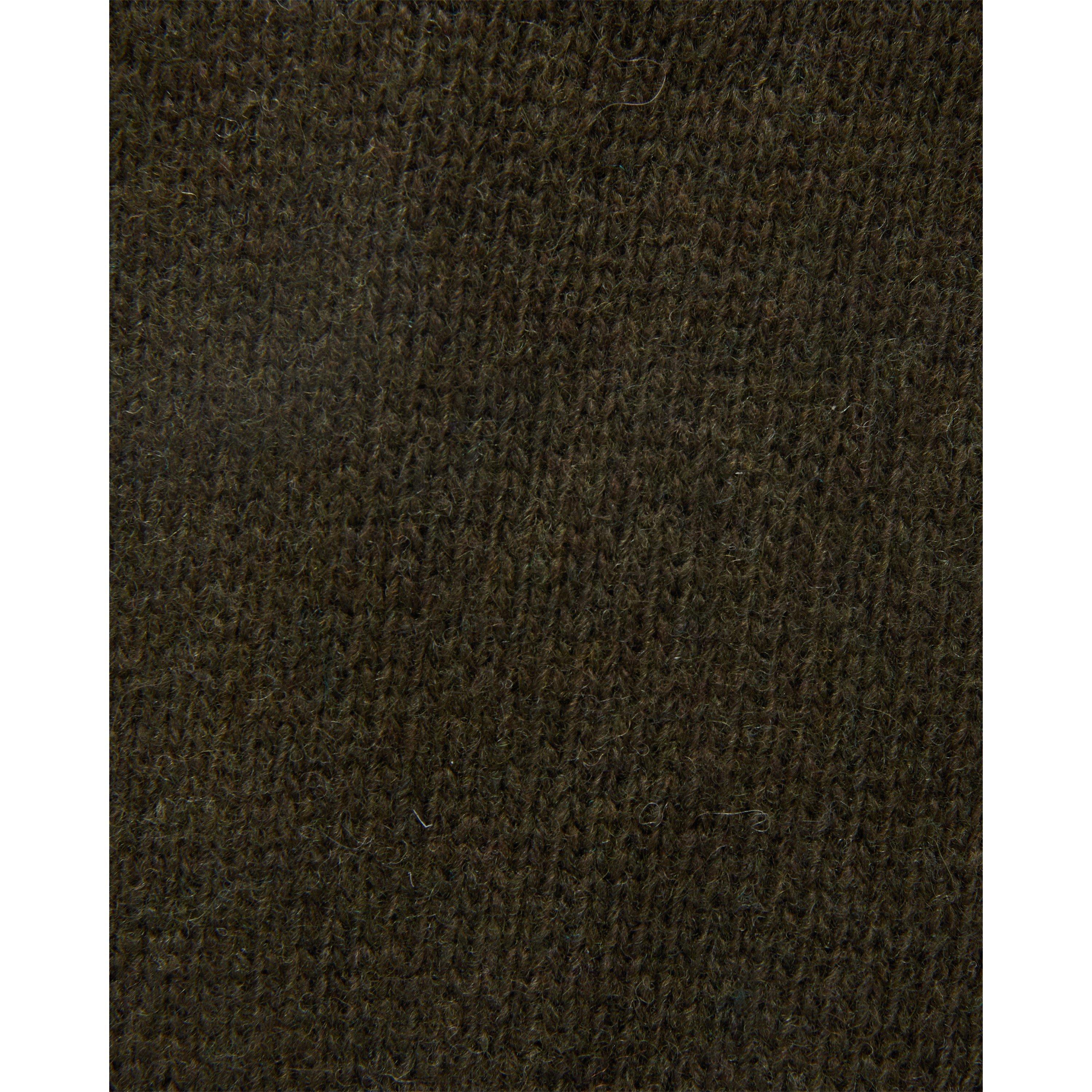 Dark Green - Barbour - Carlton Wool Mix Beanie and Gloves Gift Set - 7