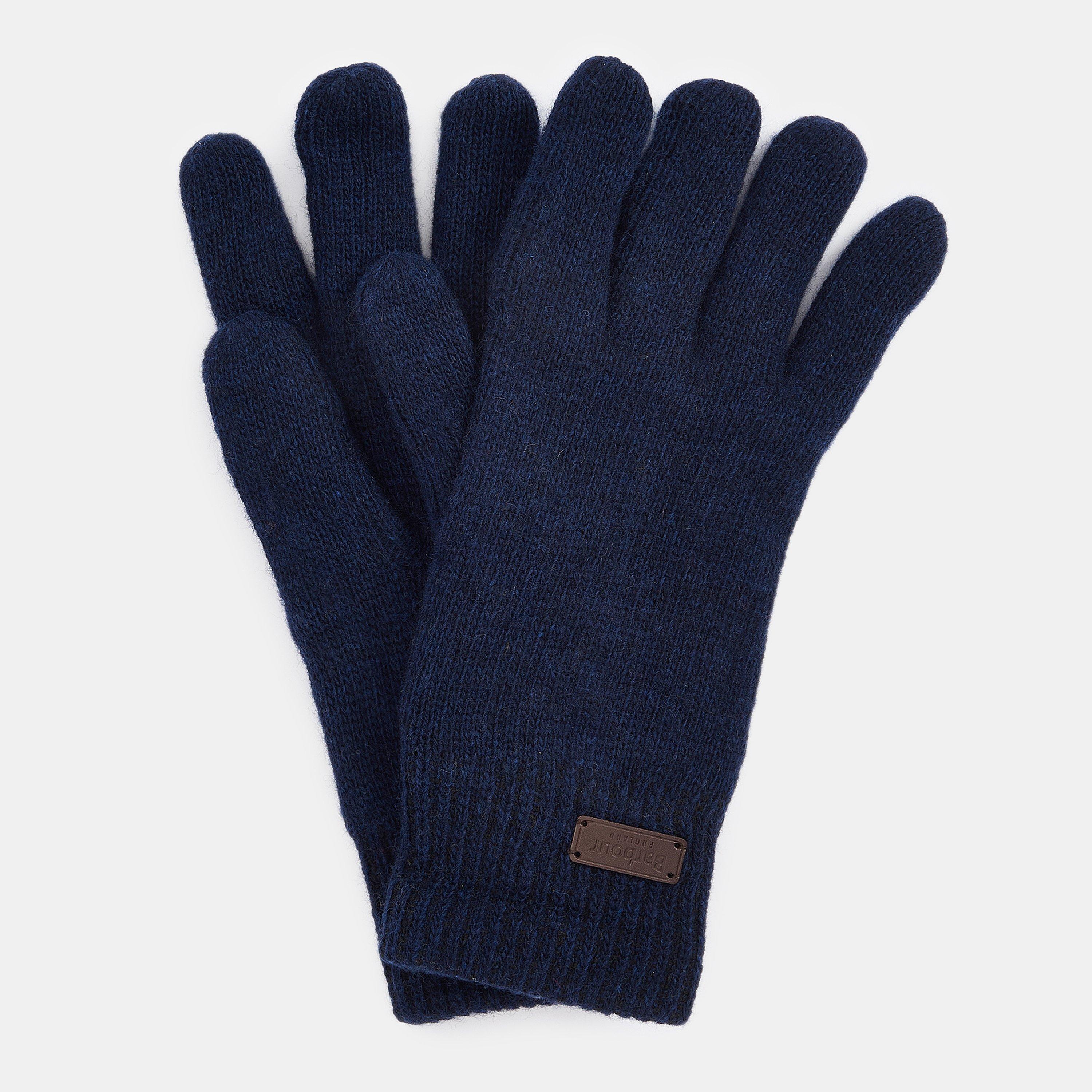 Navy - Barbour - Carlton Wool Mix Beanie and Gloves Gift Set - 4