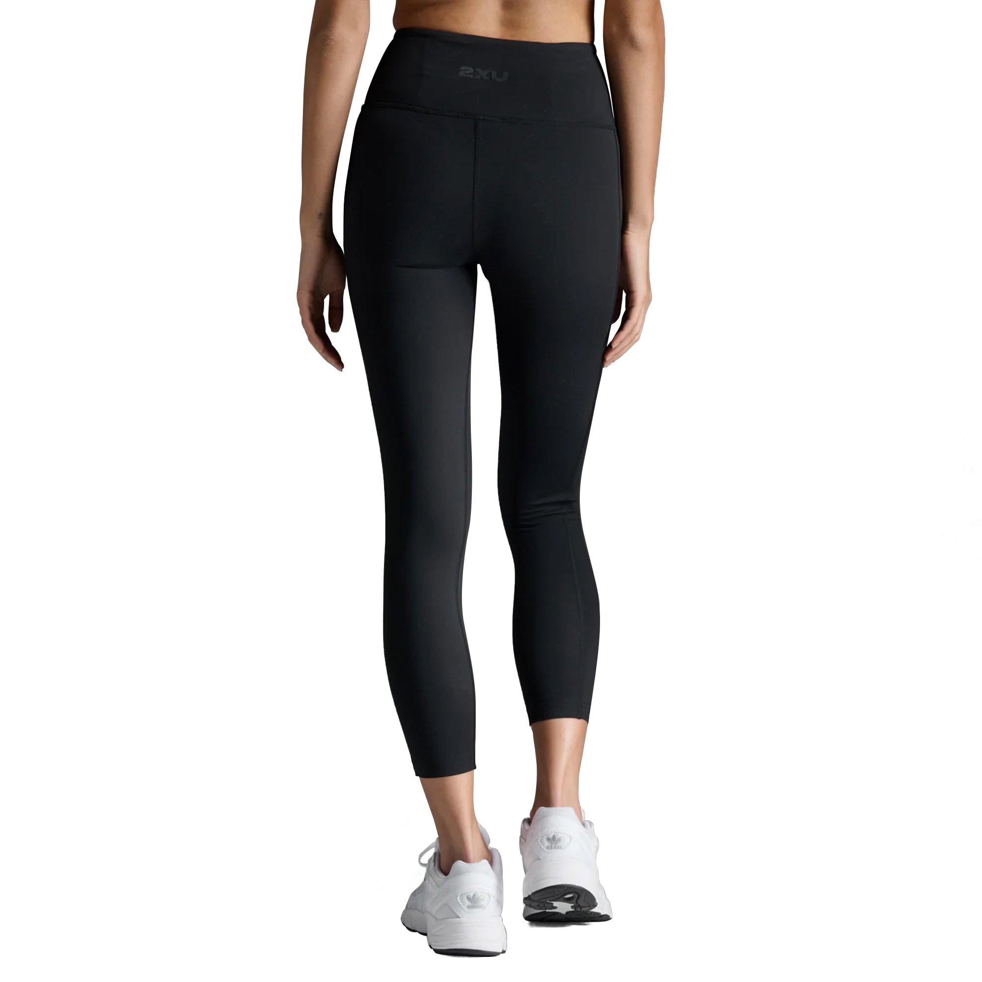 Black/Black - 2XU - High Rise Compression 7/8 Leggings Womens - 2