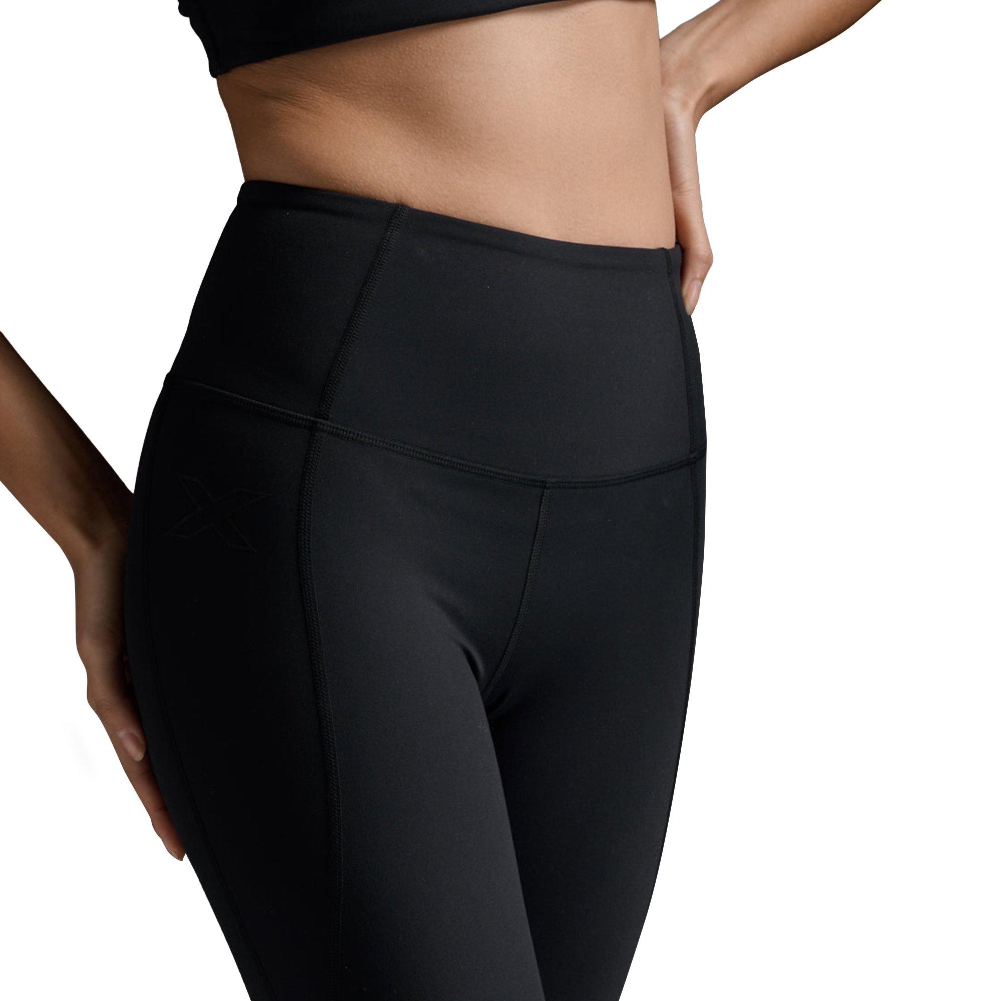 Black/Black - 2XU - High Rise Compression 7/8 Leggings Womens - 5