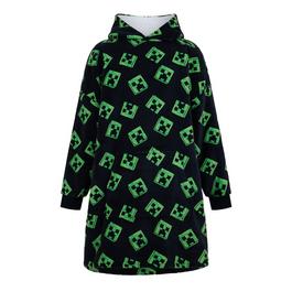 Character Gaming Mens Minecraft Fleece Snuggle Hoodie